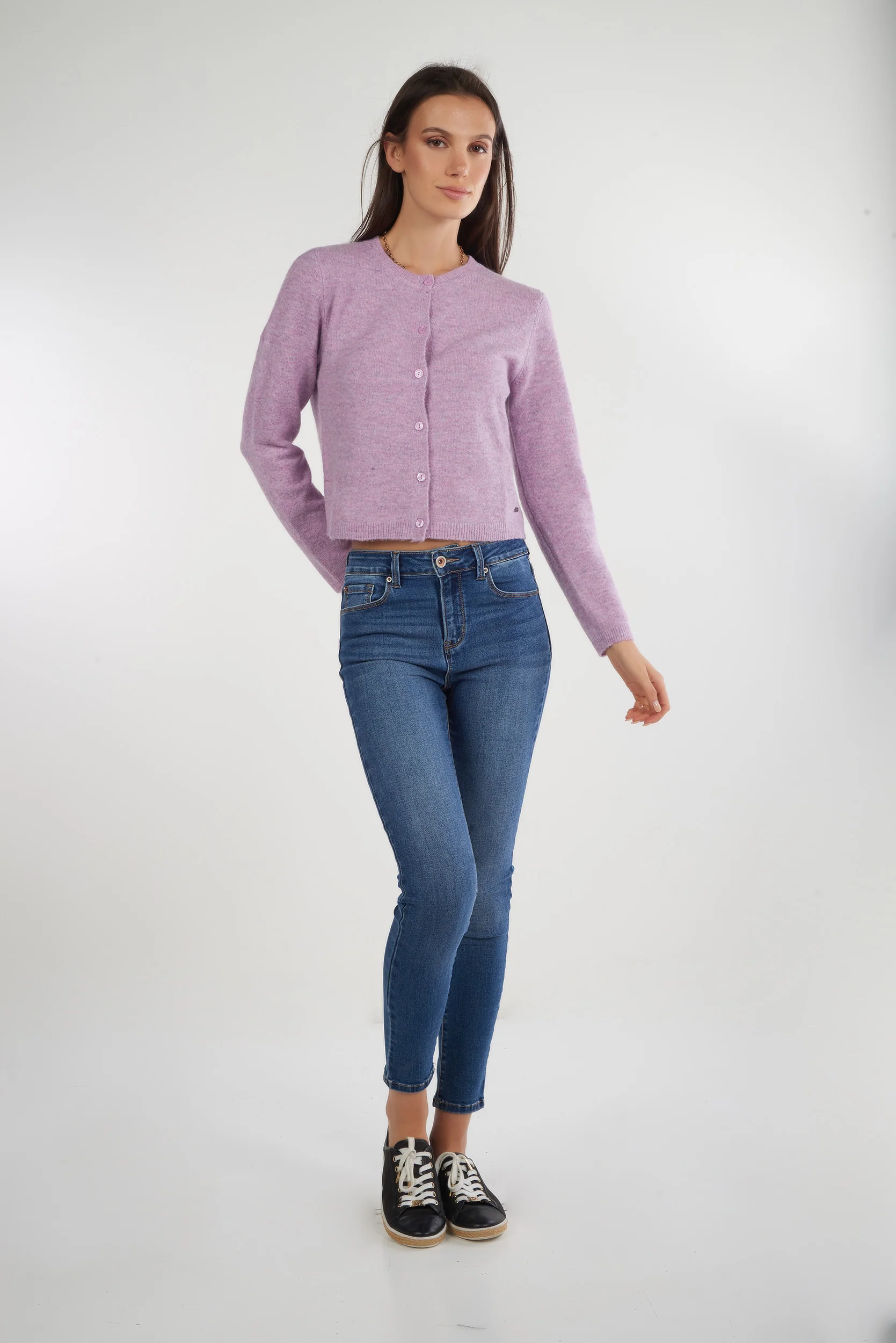 Cardigan court avec boutons - CELINDA - (E-B2) - Image 12