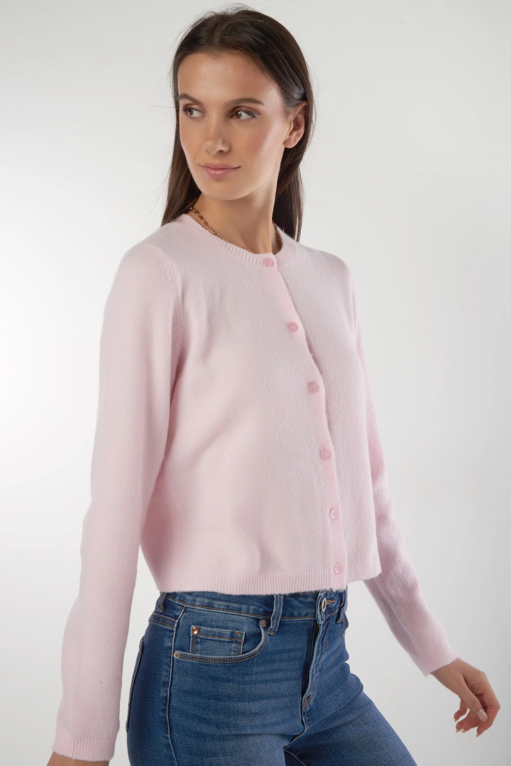Cardigan court avec boutons - CELINDA - (E-B2) - Image 4