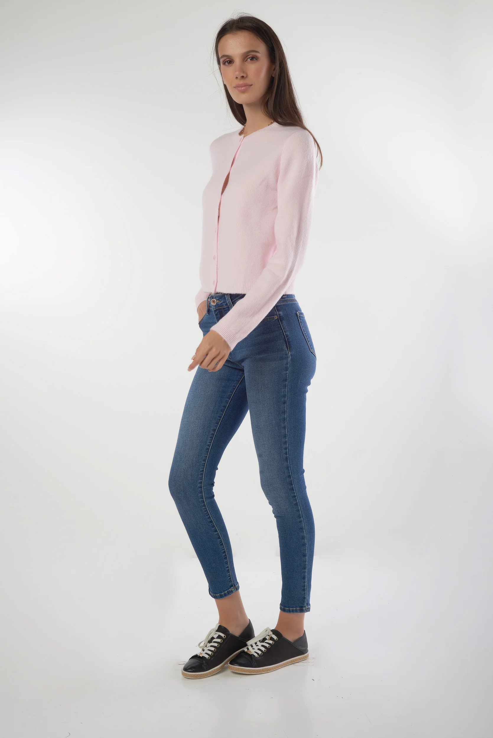 Cardigan court avec boutons - CELINDA - (E-B2) - Image 7