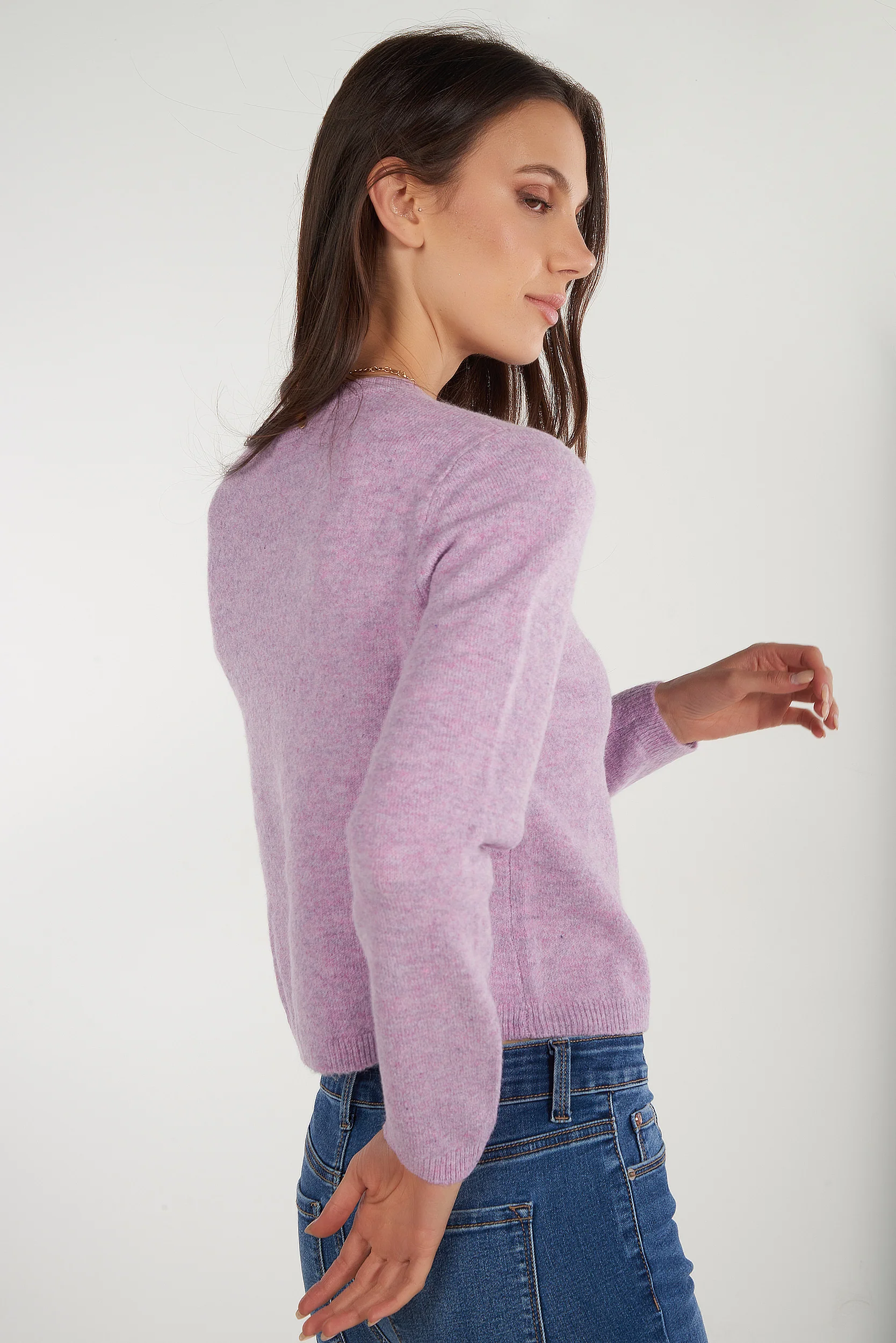 Cardigan court avec boutons - CELINDA - (E-B2) - Image 9