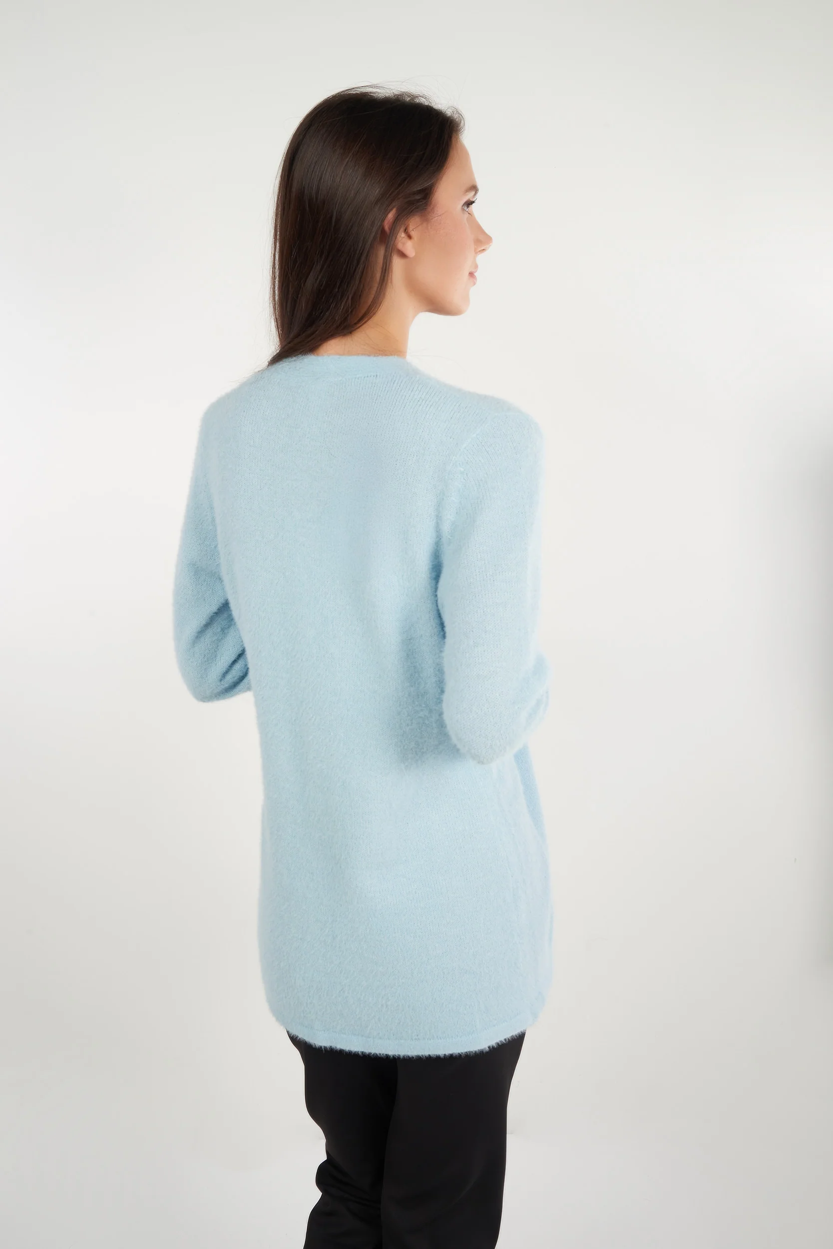 Cardigan pelucheux ouvert - AMALIA-Y2 - - Image 10