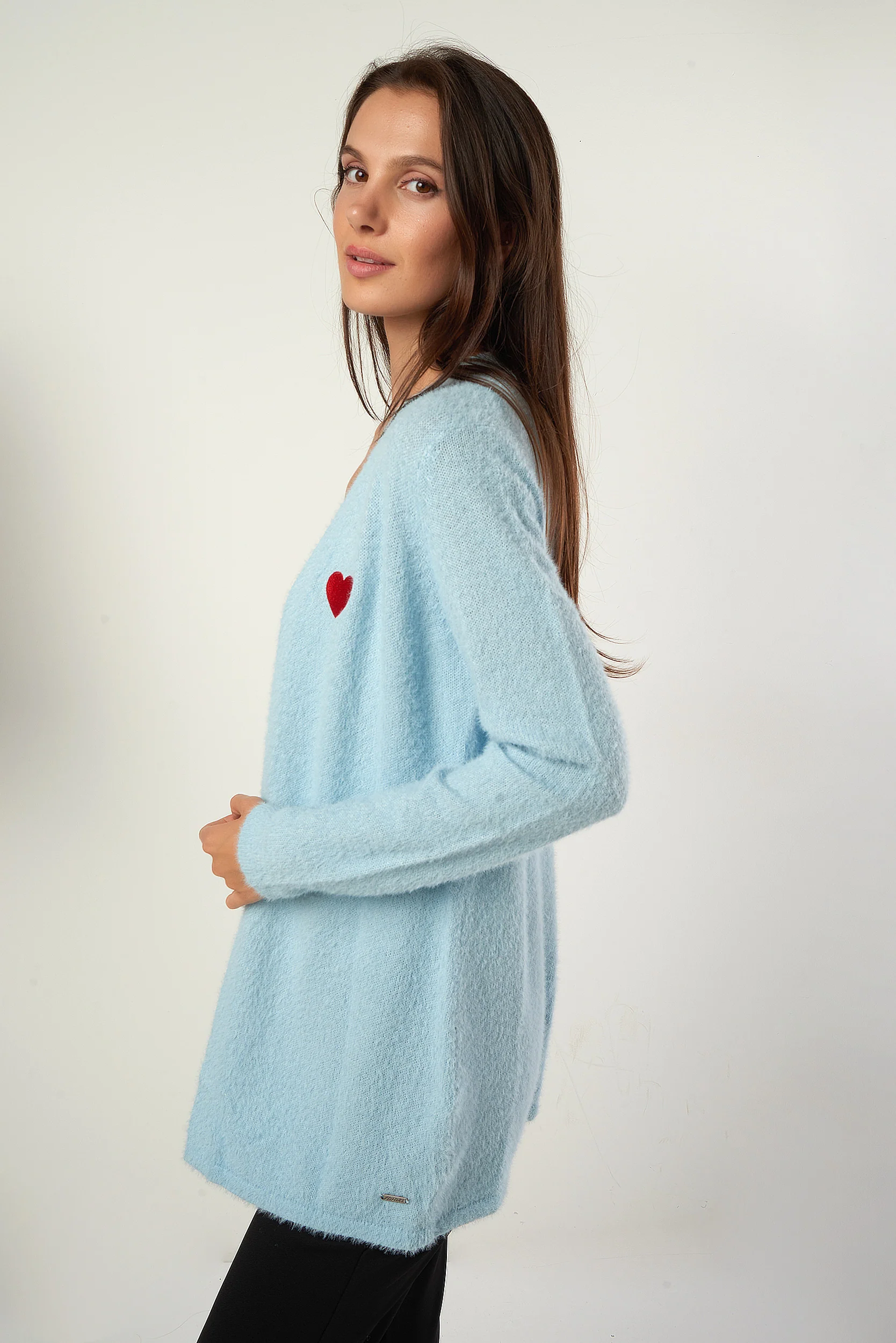 Cardigan pelucheux ouvert - AMALIA-Y2 - - Image 11