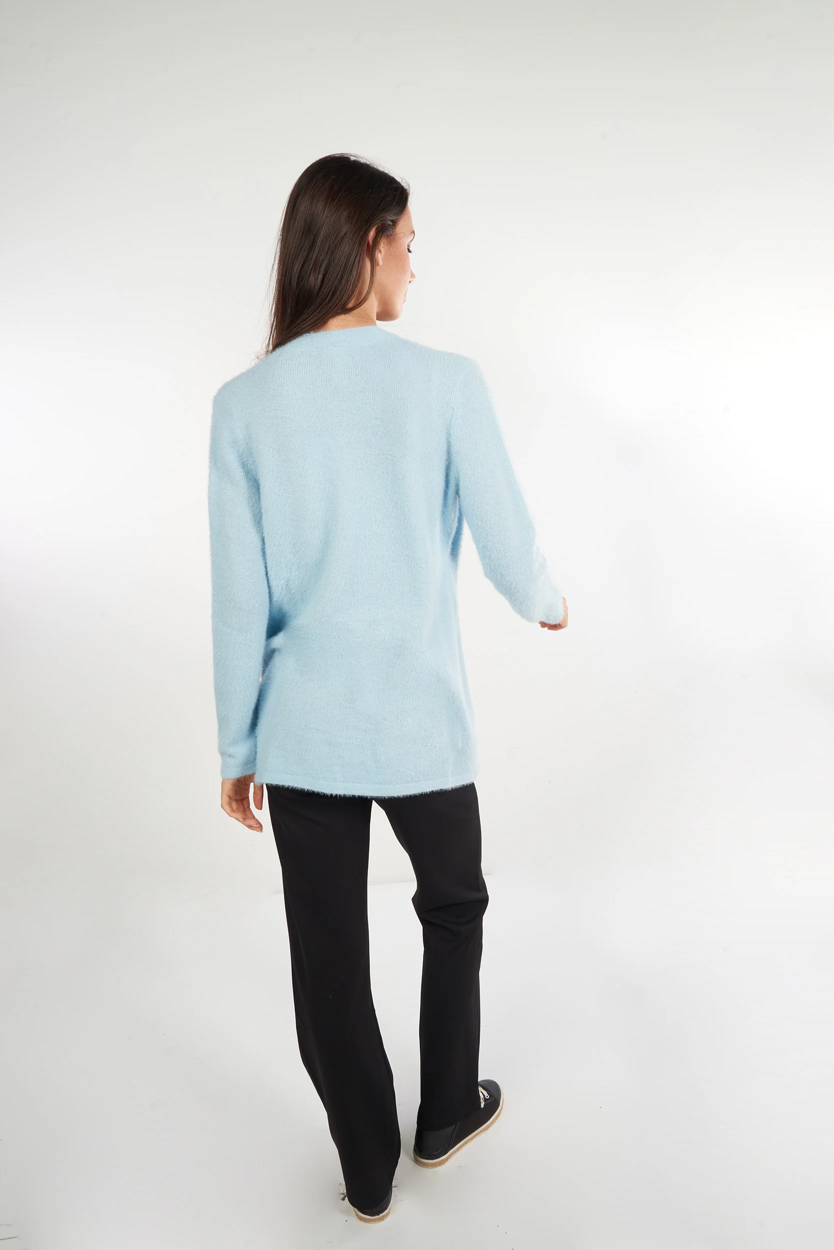 Cardigan pelucheux ouvert - AMALIA-Y2 - - Image 14