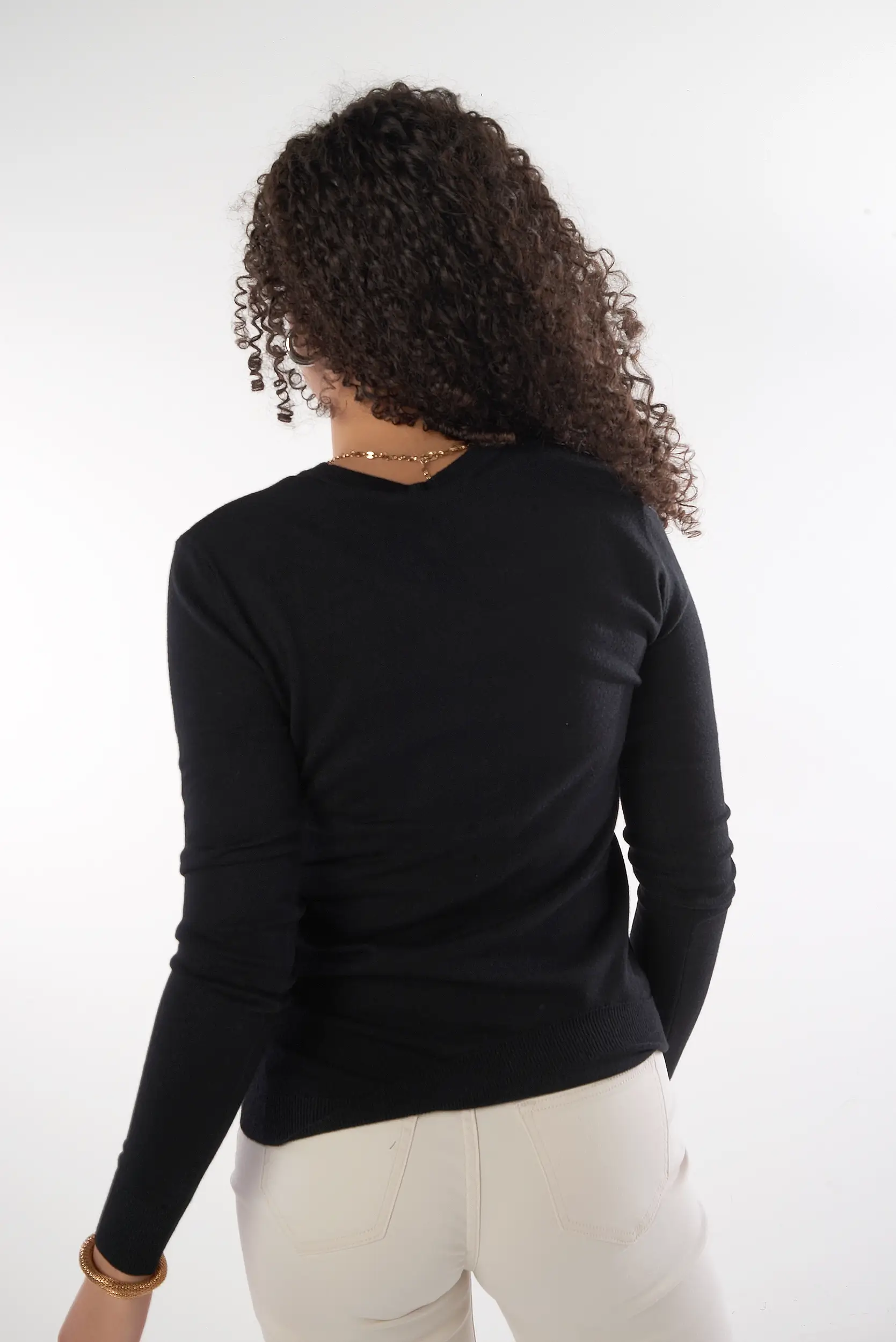 Chandail basique Ă col rond - DESIREE - (E-B9) - Image 16