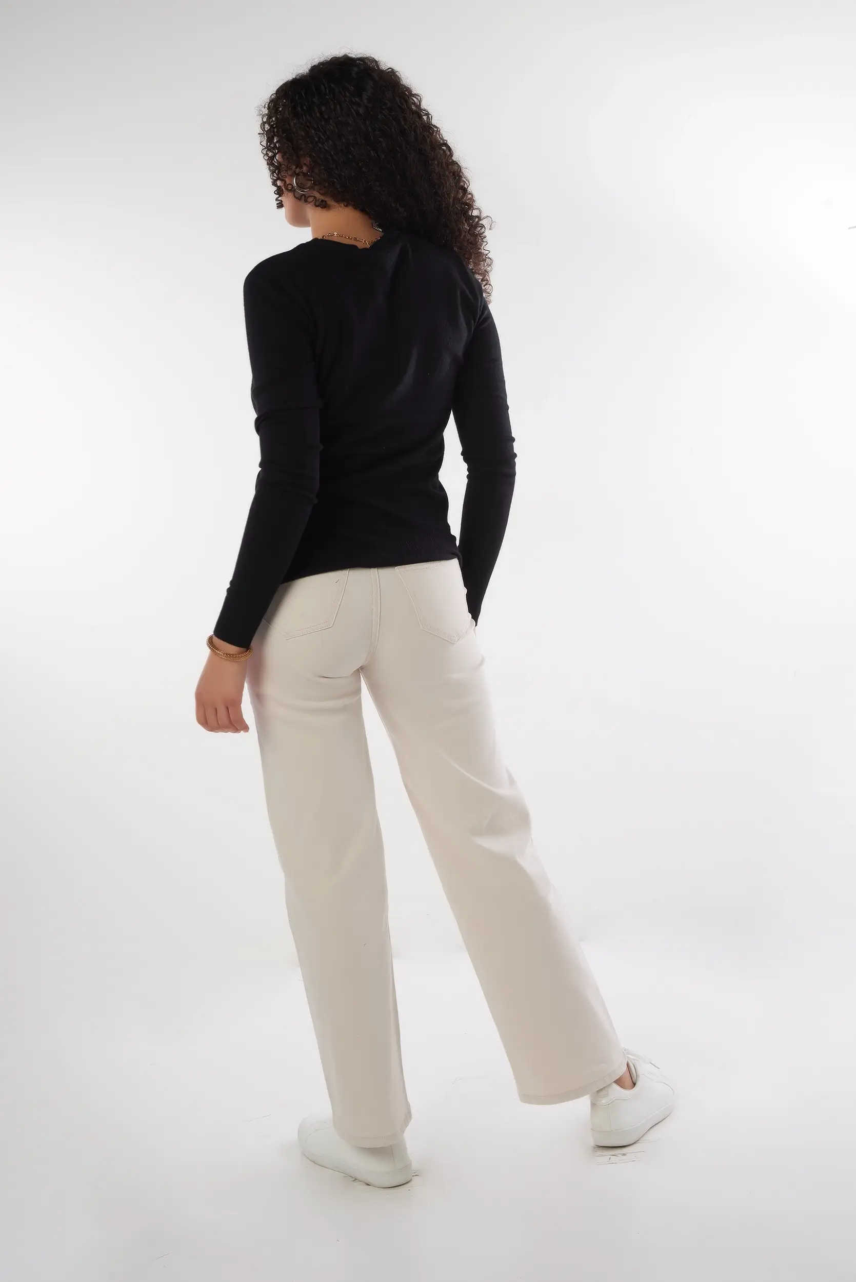 Chandail basique Ă col rond - DESIREE - (E-B9) - Image 19