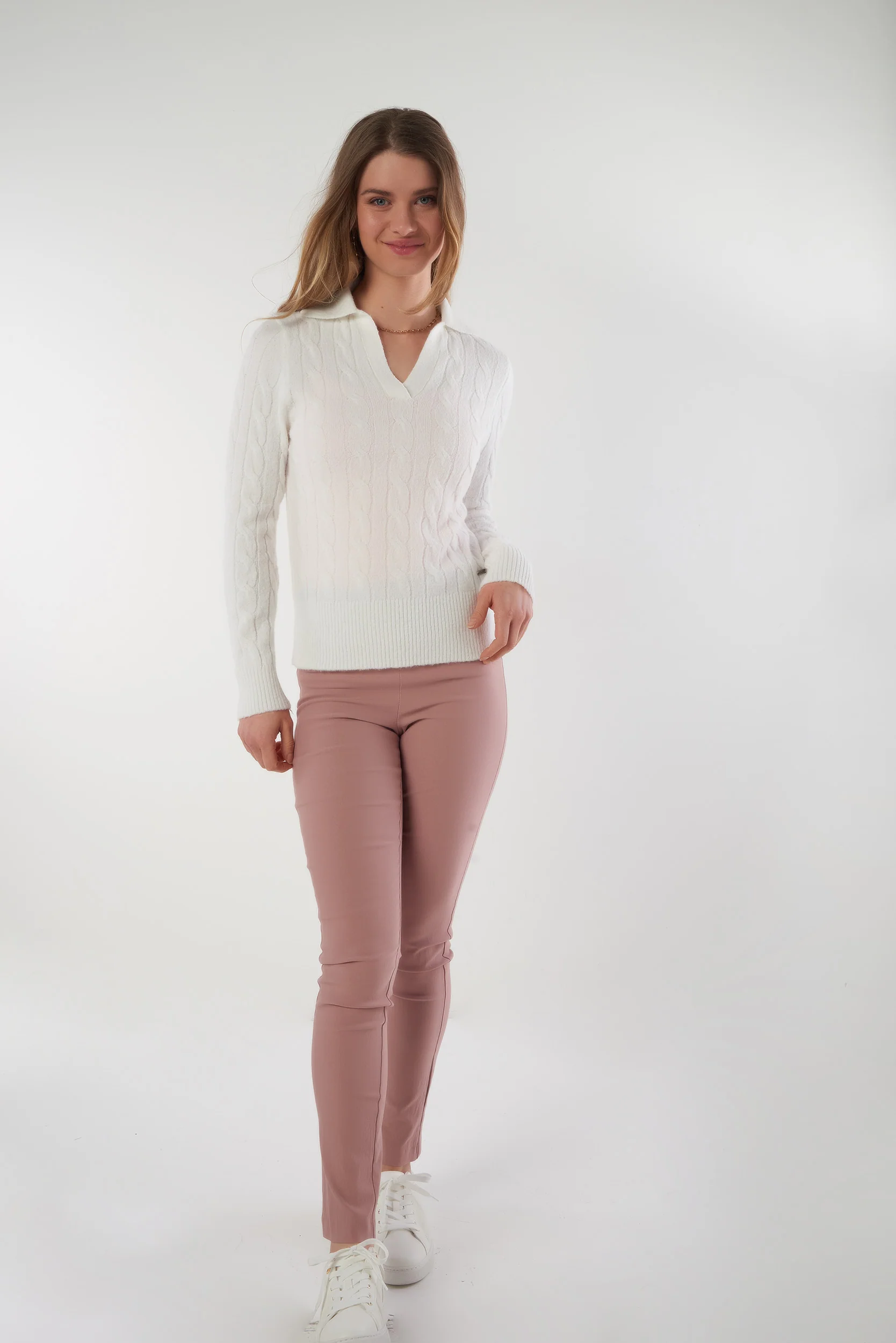 Chandail torsadé chic et confortable - DIAN - (E-B7) - Image 10