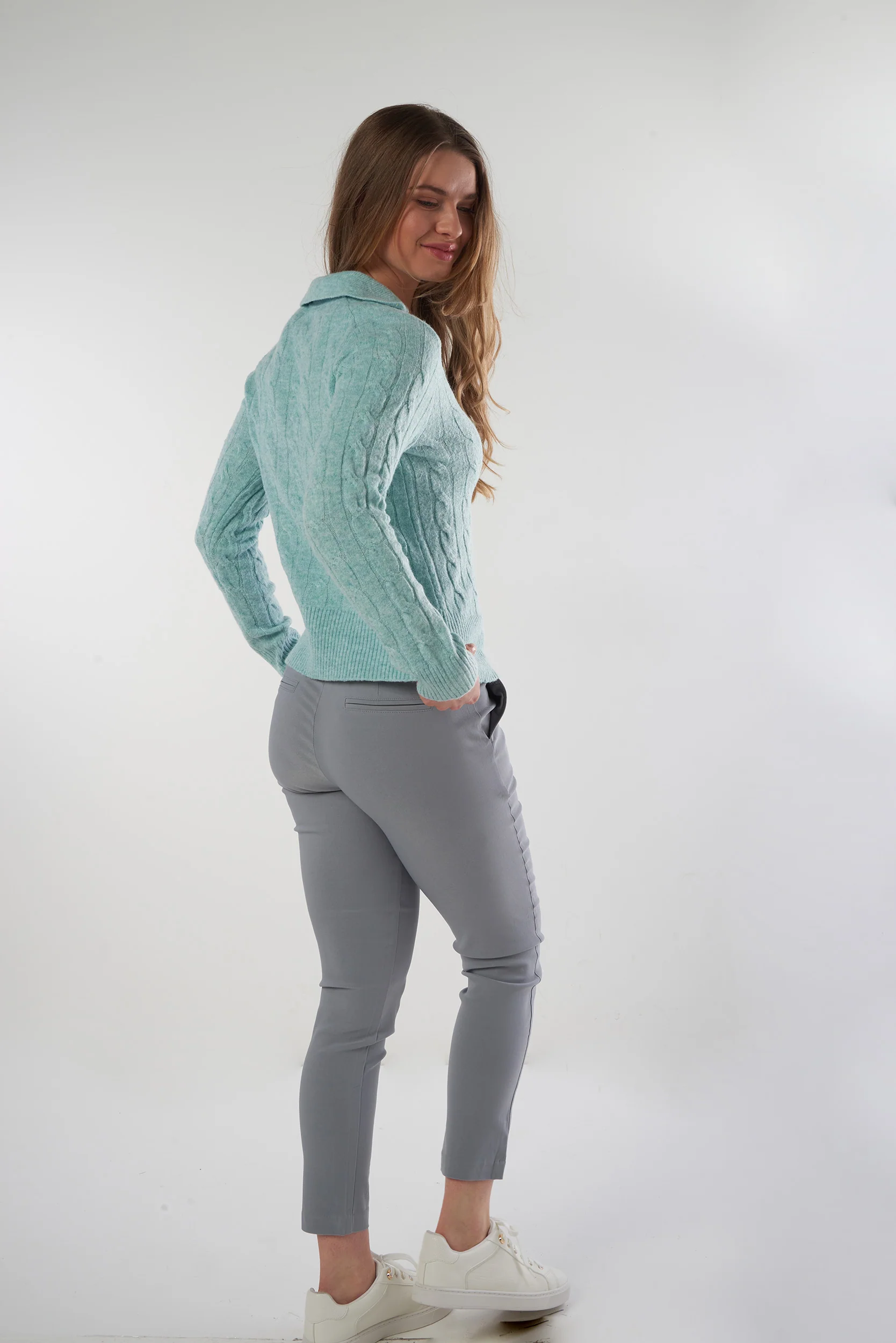 Chandail torsadé chic et confortable - DIAN - (E-B7) - Image 6
