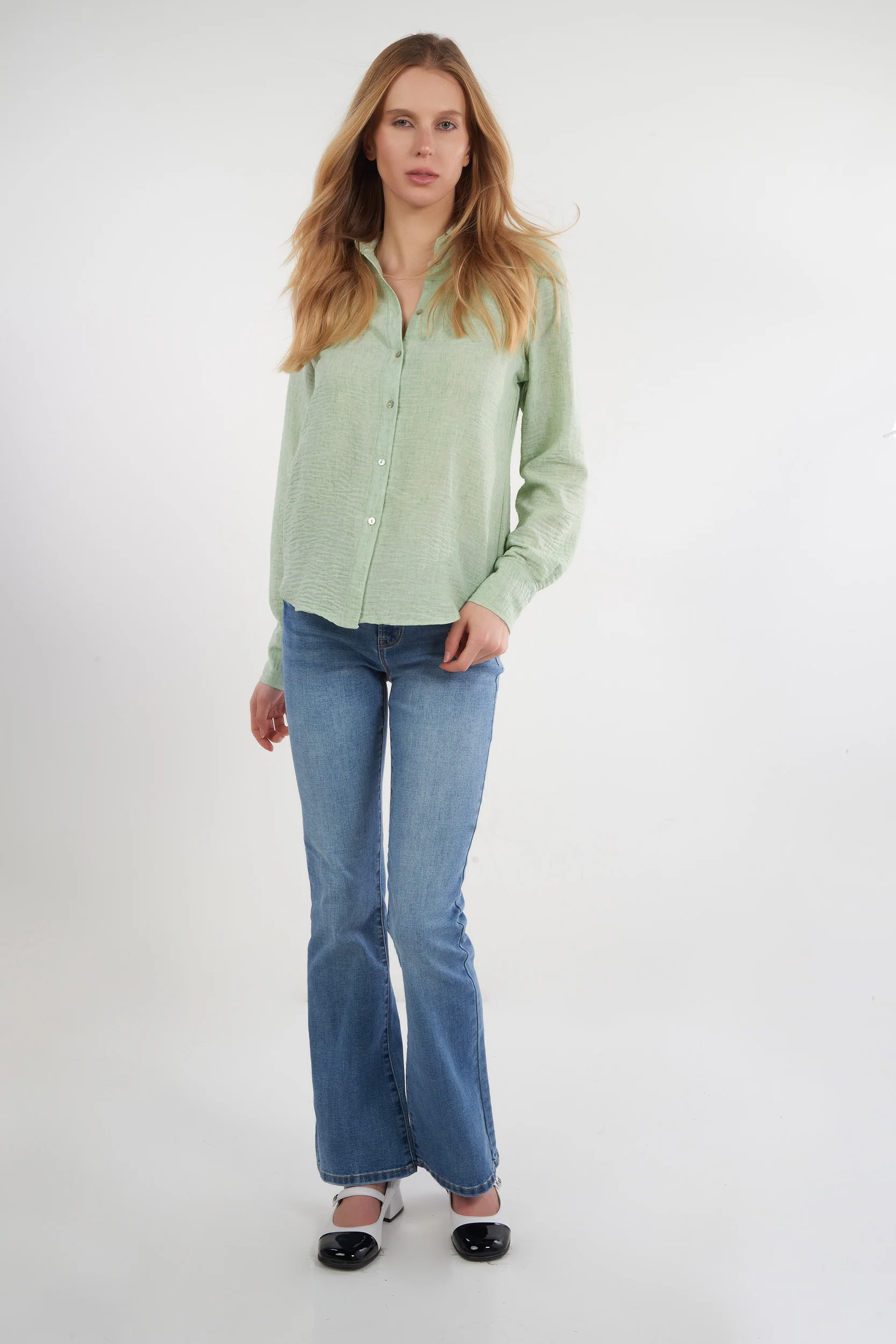 Blouse à manches longues - GOLDY-2 - (R-A10) - Image 10