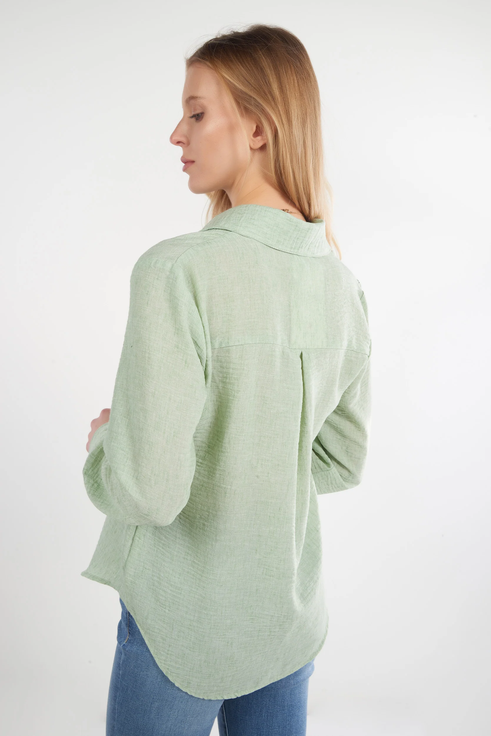 Blouse à manches longues - GOLDY-2 - (R-A10) - Image 12