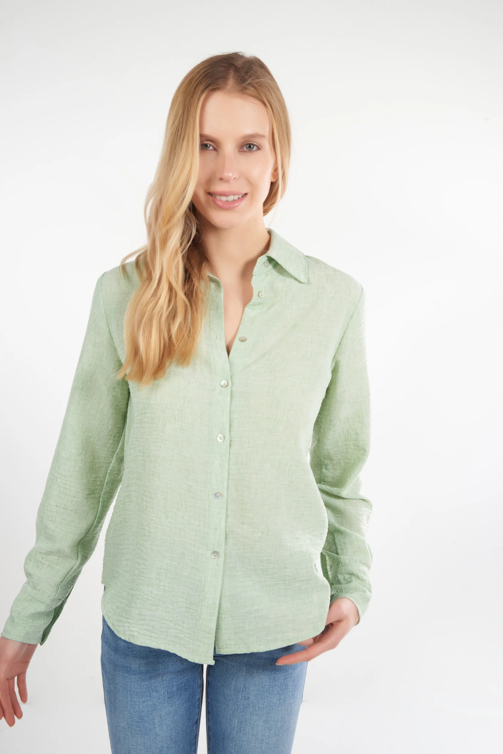 Blouse à manches longues - GOLDY-2 - (R-A10) - Image 13