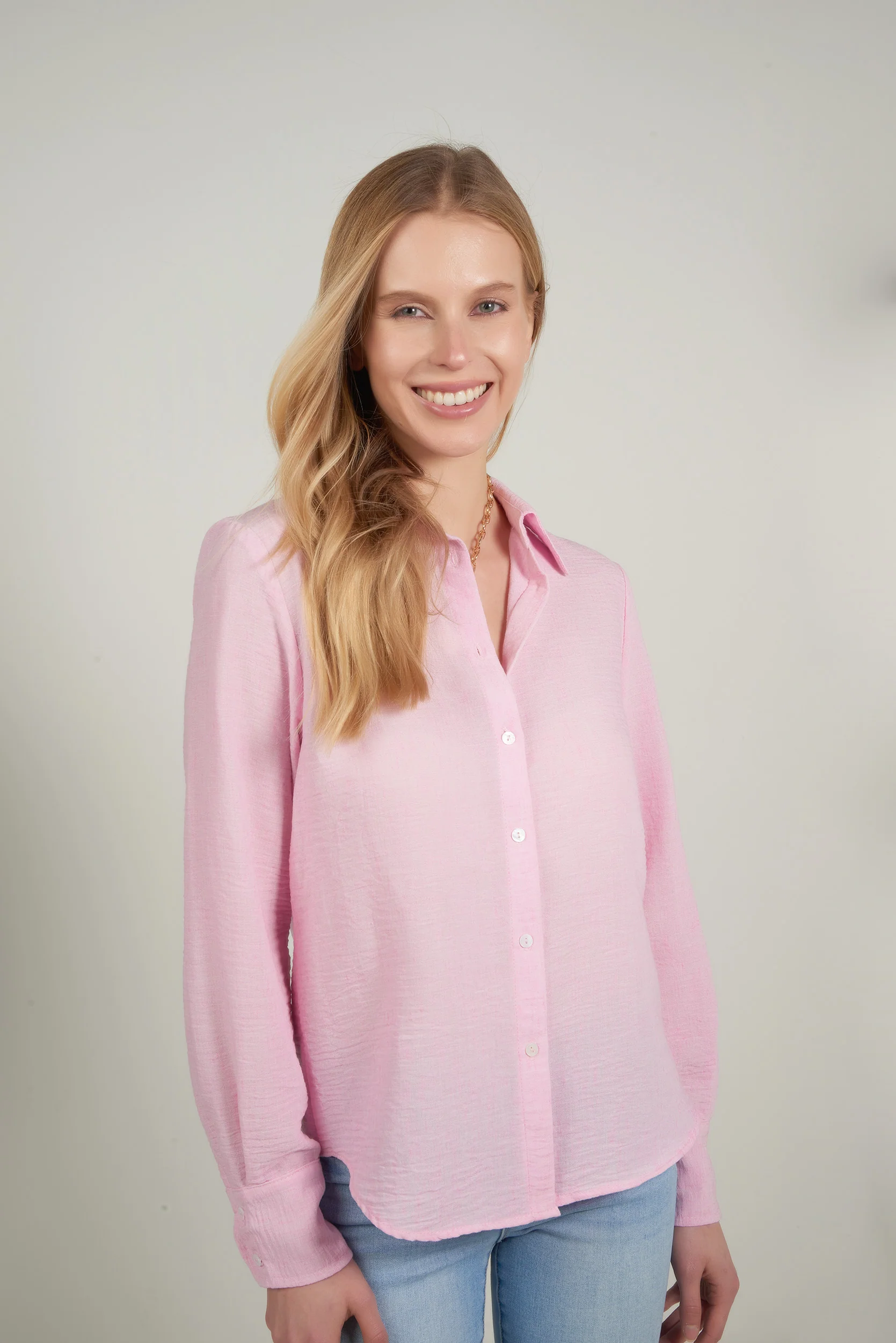 Blouse à manches longues - GOLDY-2 - (R-A10) - Image 14