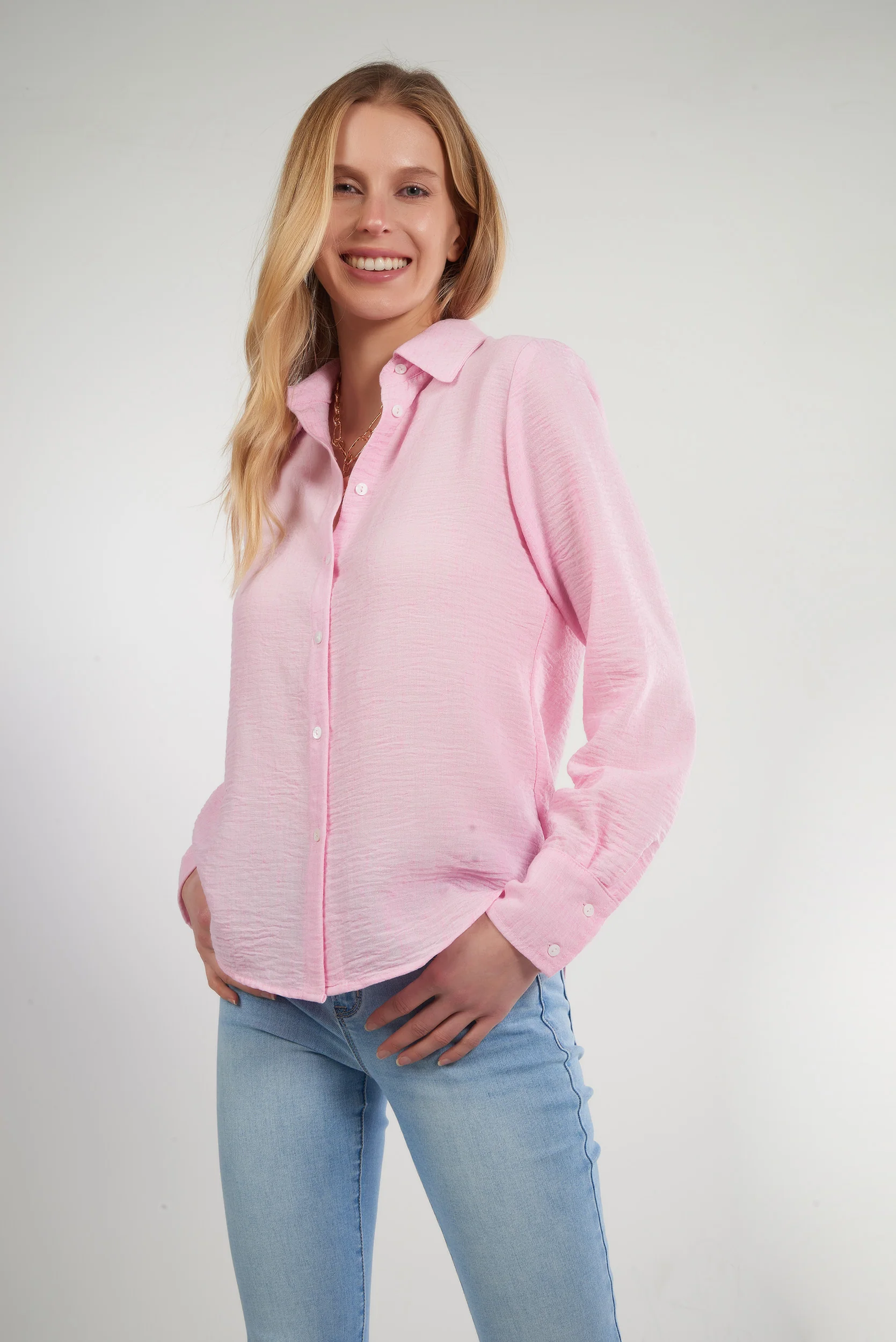 Blouse à manches longues - GOLDY-2 - (R-A10) - Image 21