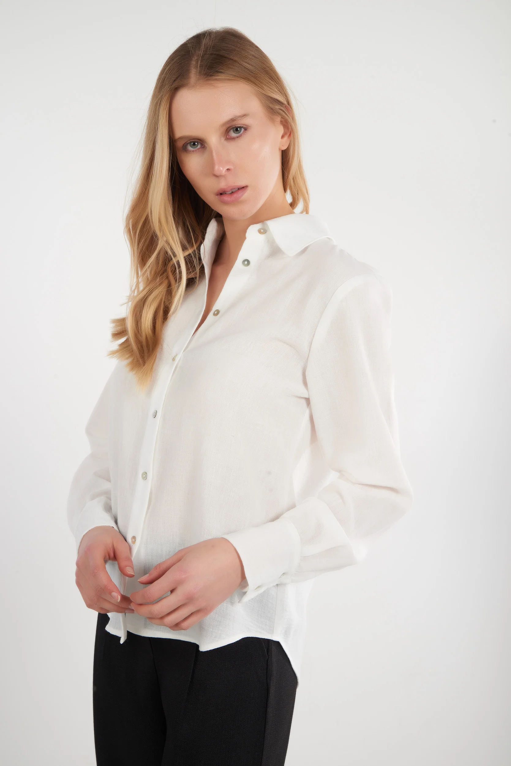 Blouse à manches longues - GOLDY-2 - (R-A10) - Image 3