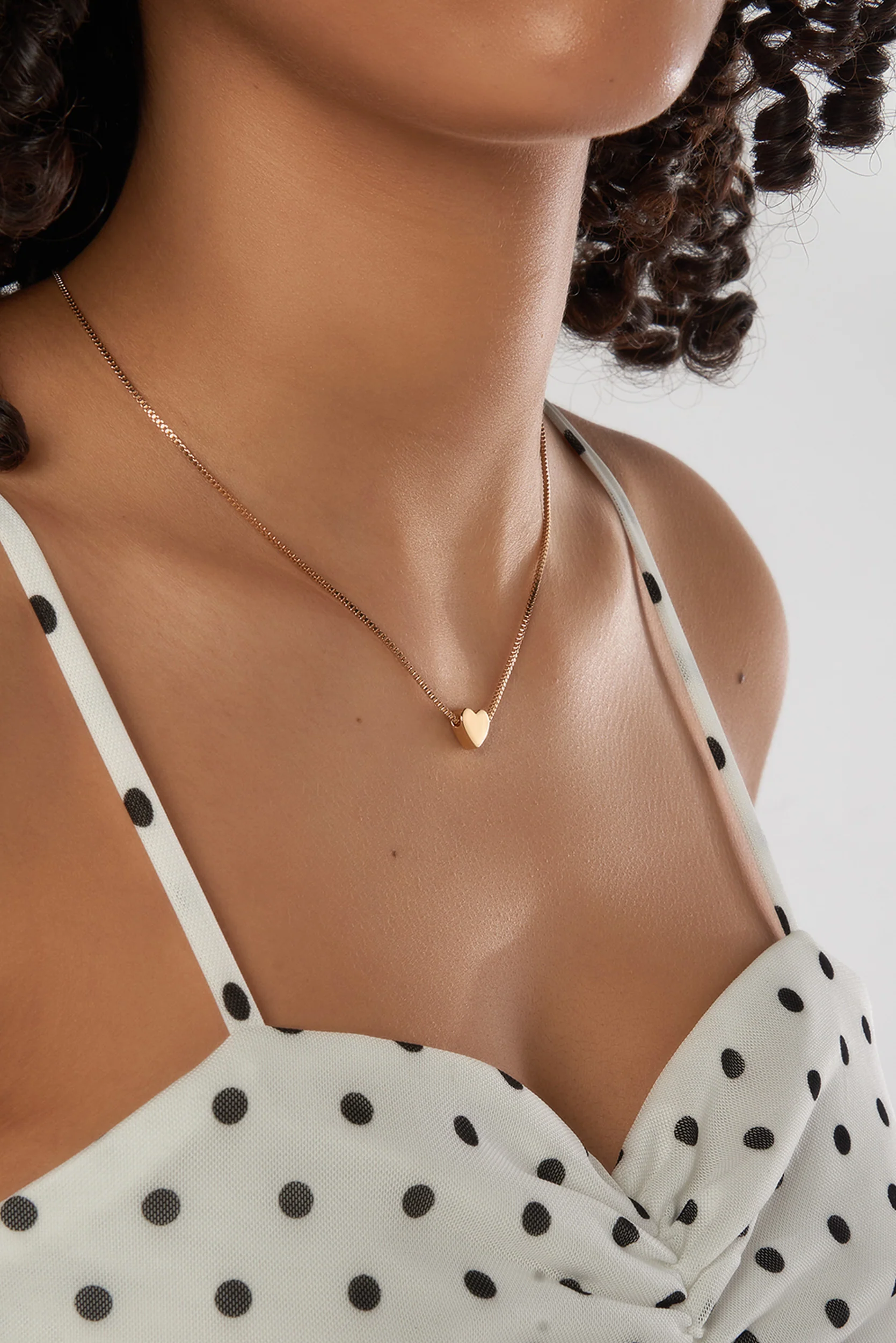 Collier Cœur Doré - C1191 - VENTE FINALE