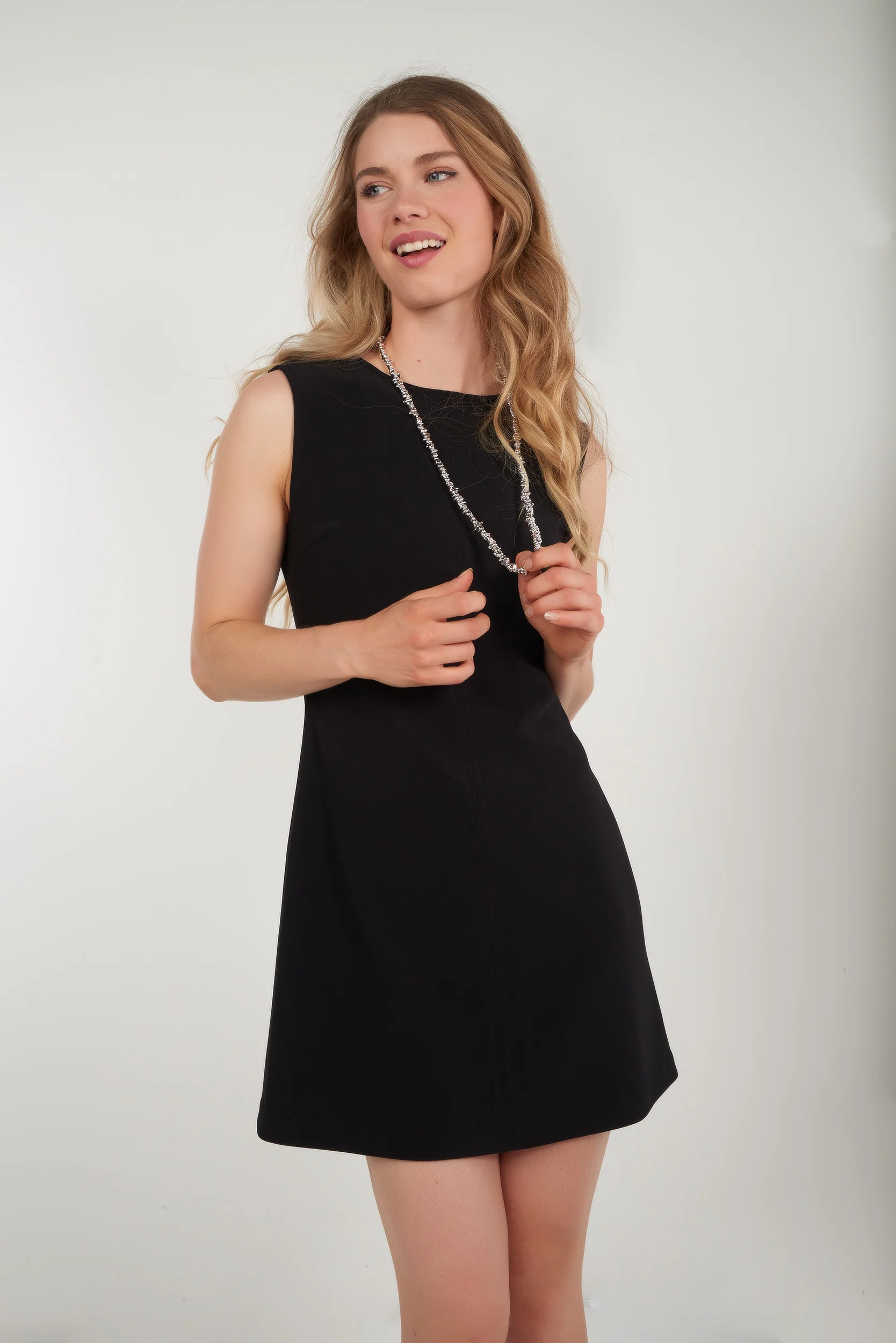 Collier long avec pierres - C1129 - VENTE FINALE - Image 3