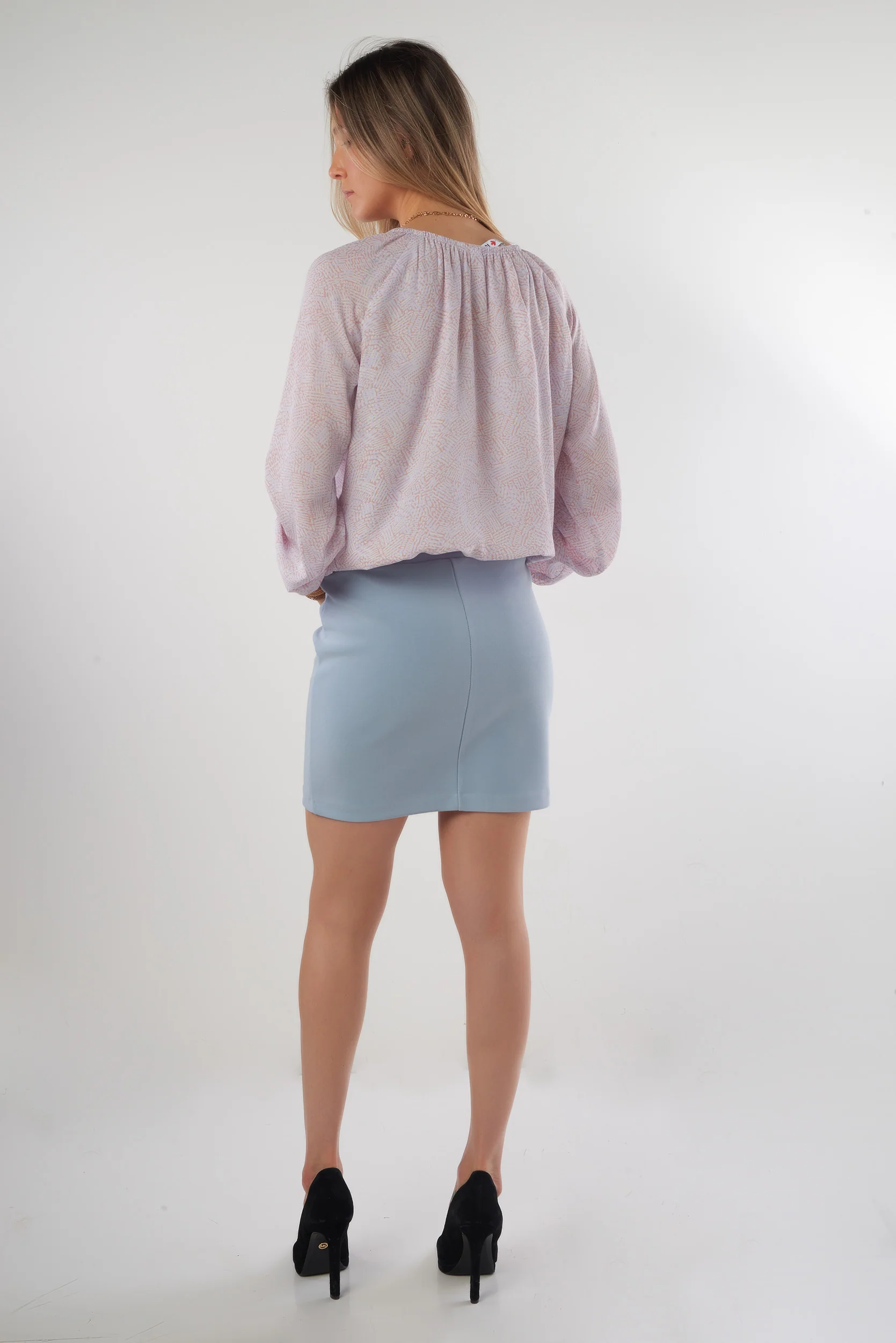 Haut imprimé en chiffon - CLAUDINE-25 - (R-A6) - Image 12