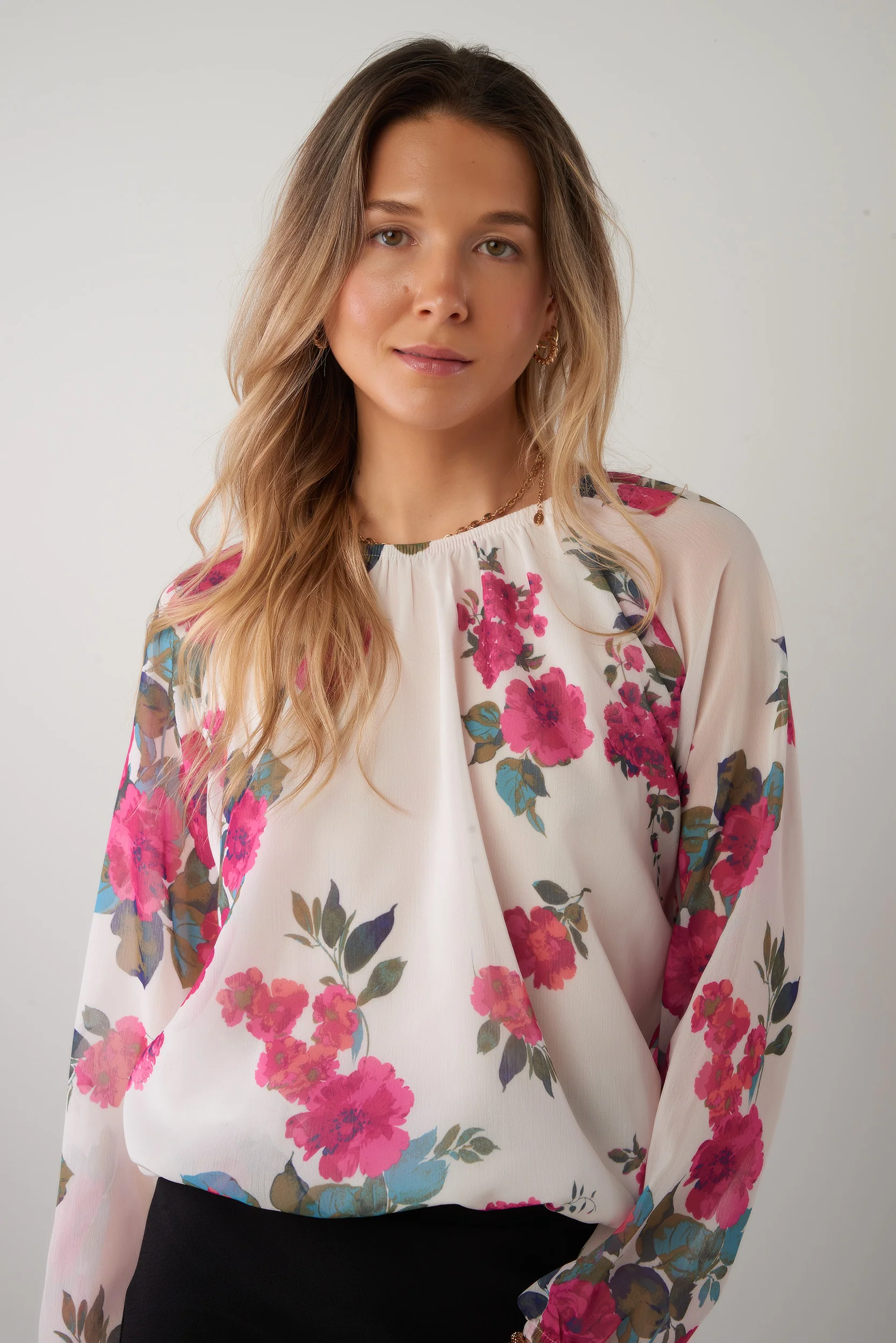 Haut imprimé en chiffon - CLAUDINE-25 - (R-A6) - Image 16