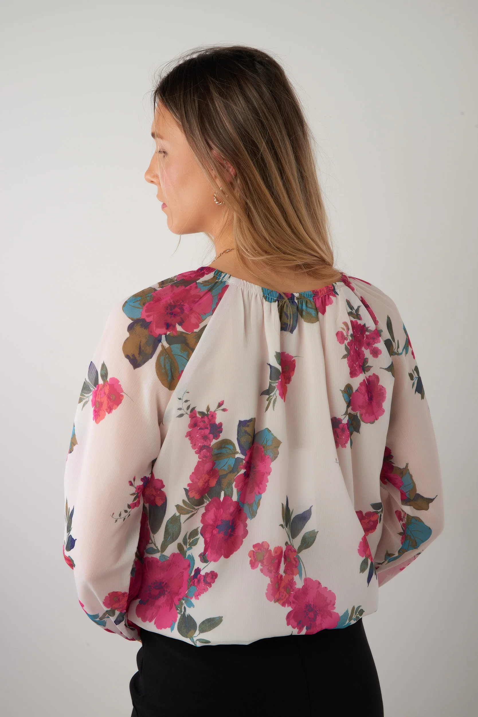 Haut imprimé en chiffon - CLAUDINE-25 - (R-A6) - Image 17