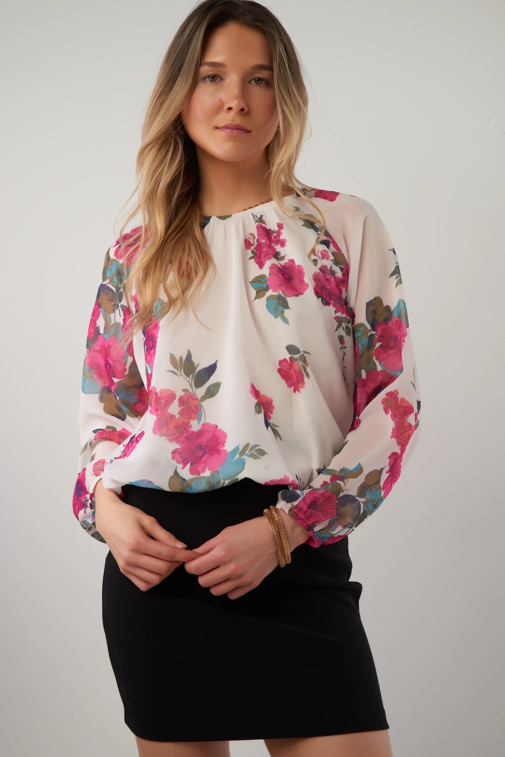 Haut imprimé en chiffon - CLAUDINE-25 - (R-A6) - Image 22