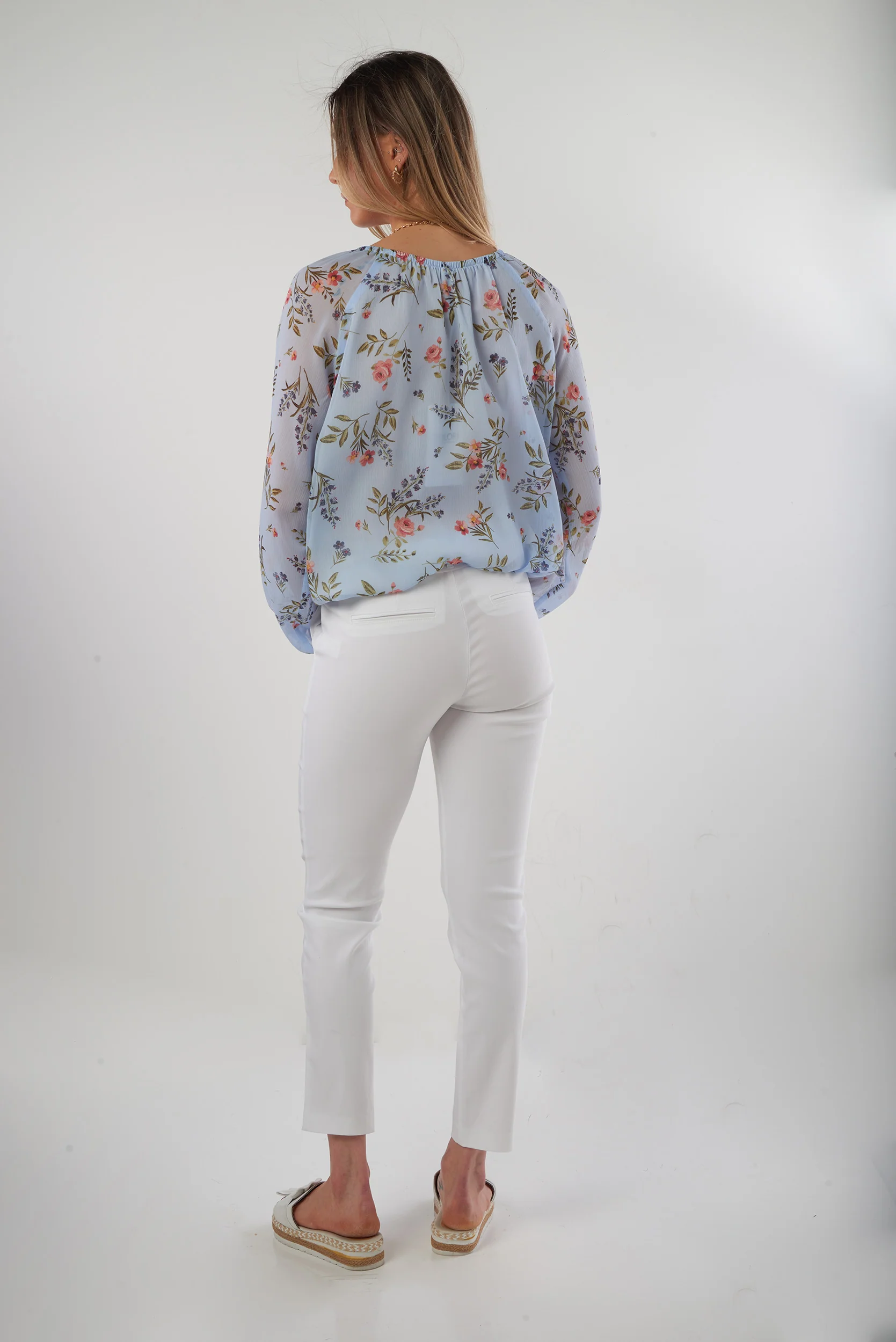 Haut imprimé en chiffon - CLAUDINE-25 - (R-A6) - Image 5