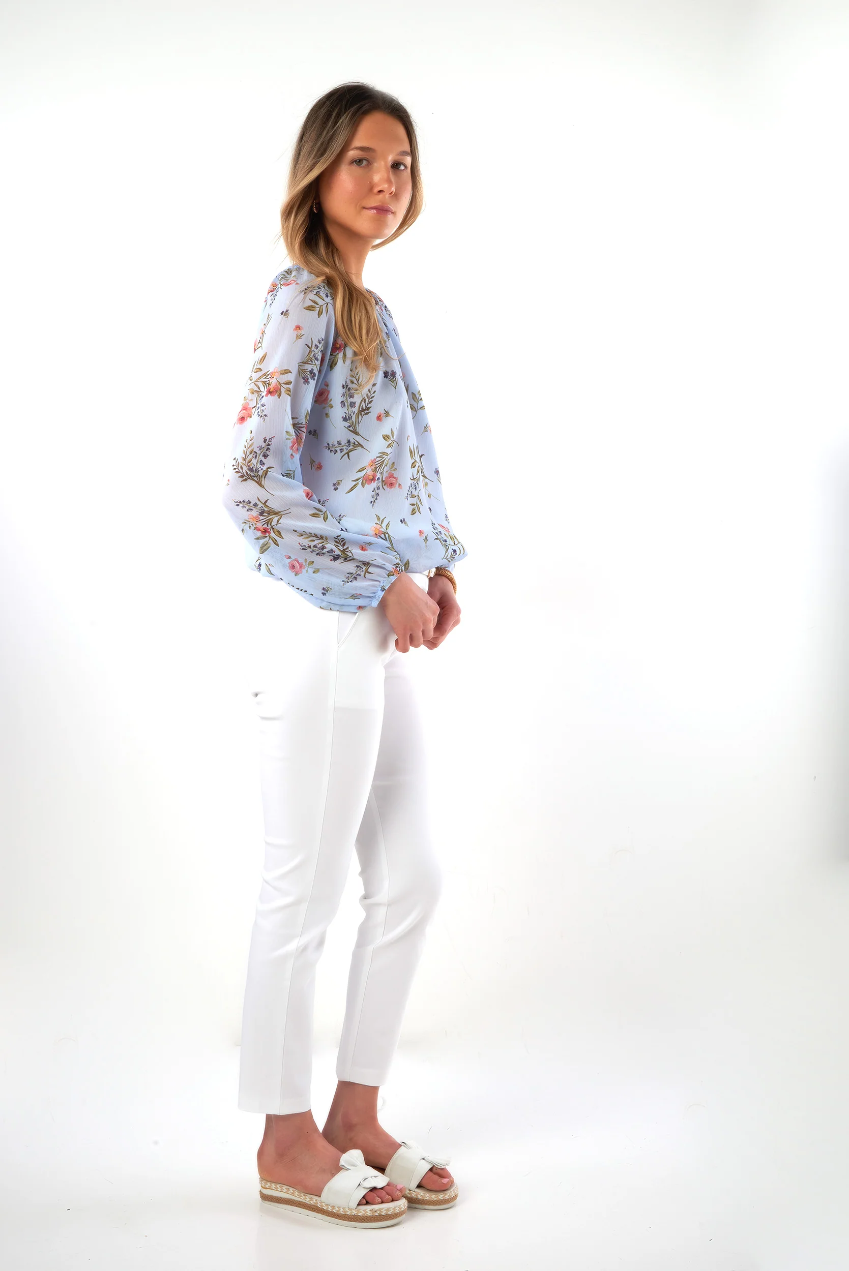Haut imprimé en chiffon - CLAUDINE-25 - (R-A6) - Image 6