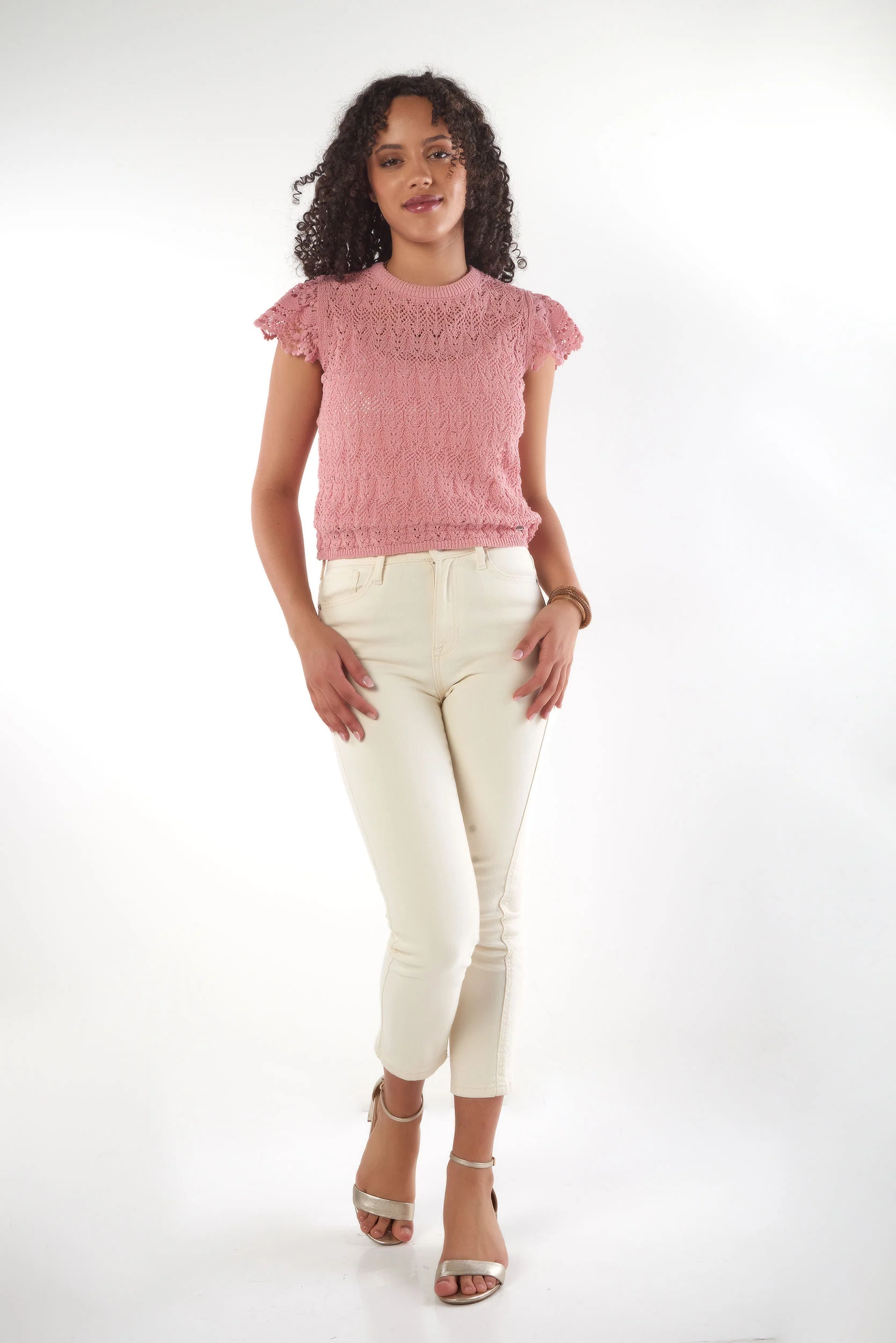 Haut en Maille Ajourée - ILYANA - (E-A5) - Image 5