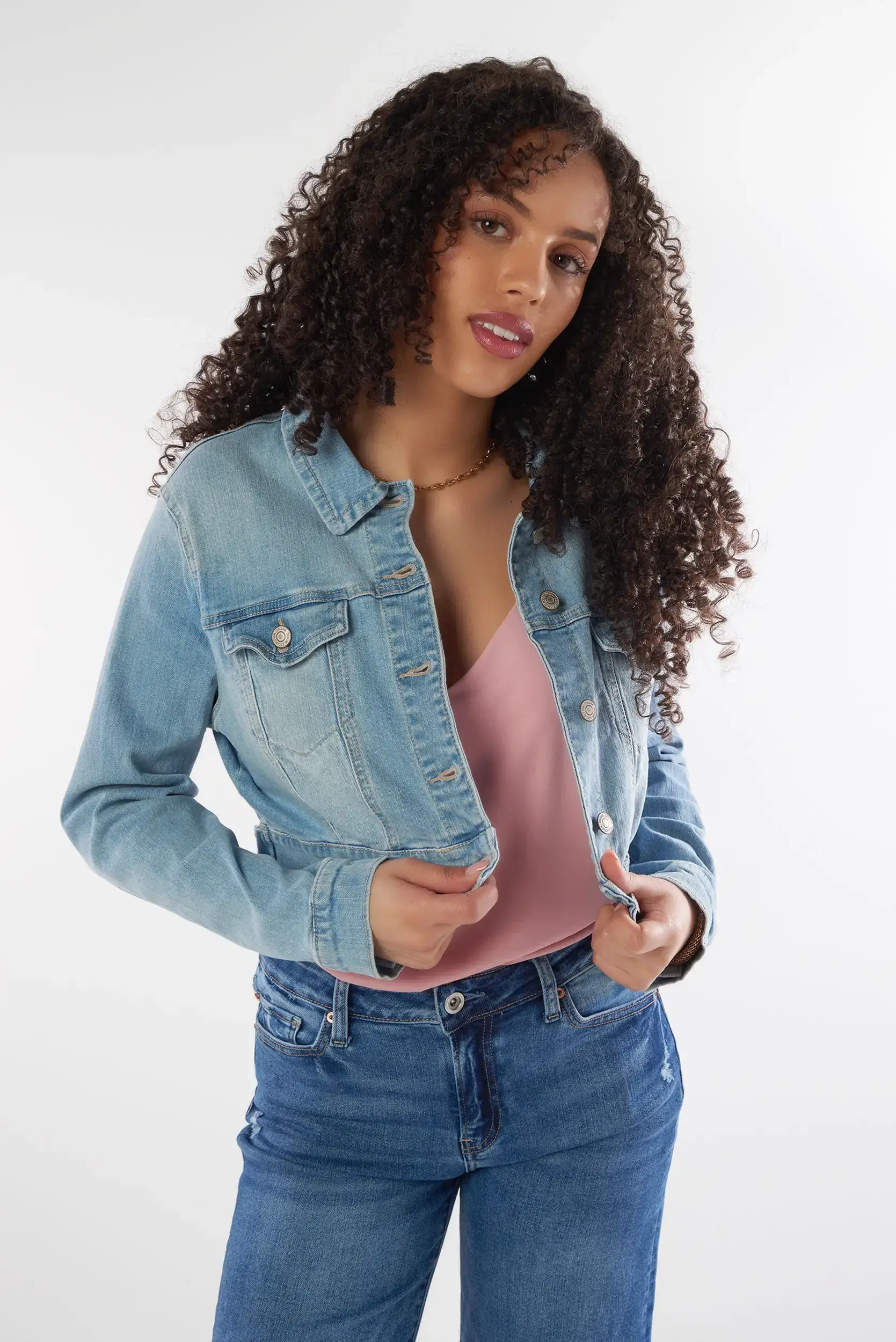 Veste courte en denim - EJ2056 - (E-C8) - Image 10