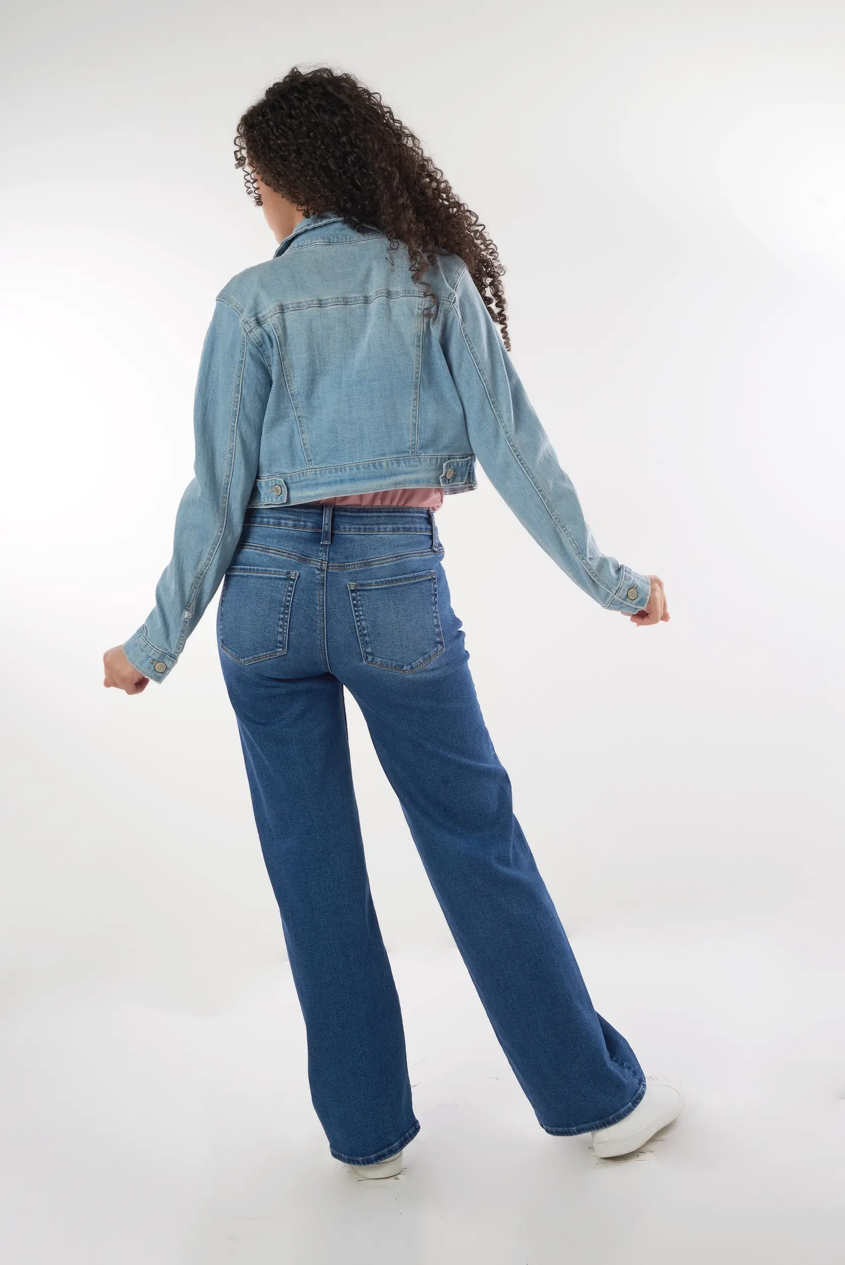 Veste courte en denim - EJ2056 - (E-C8) - Image 15