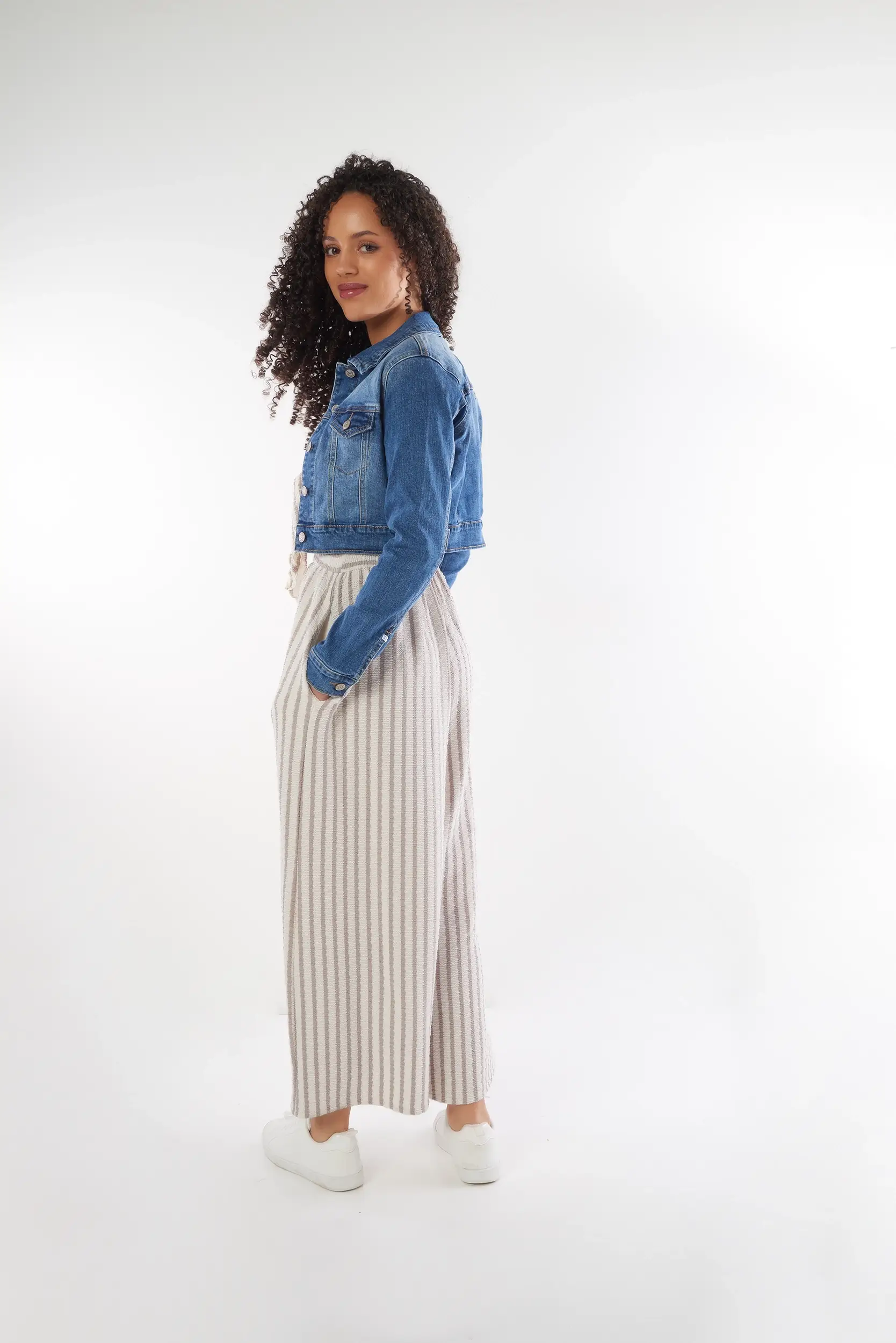 Veste courte en denim - EJ2056 - (E-C8) - Image 6