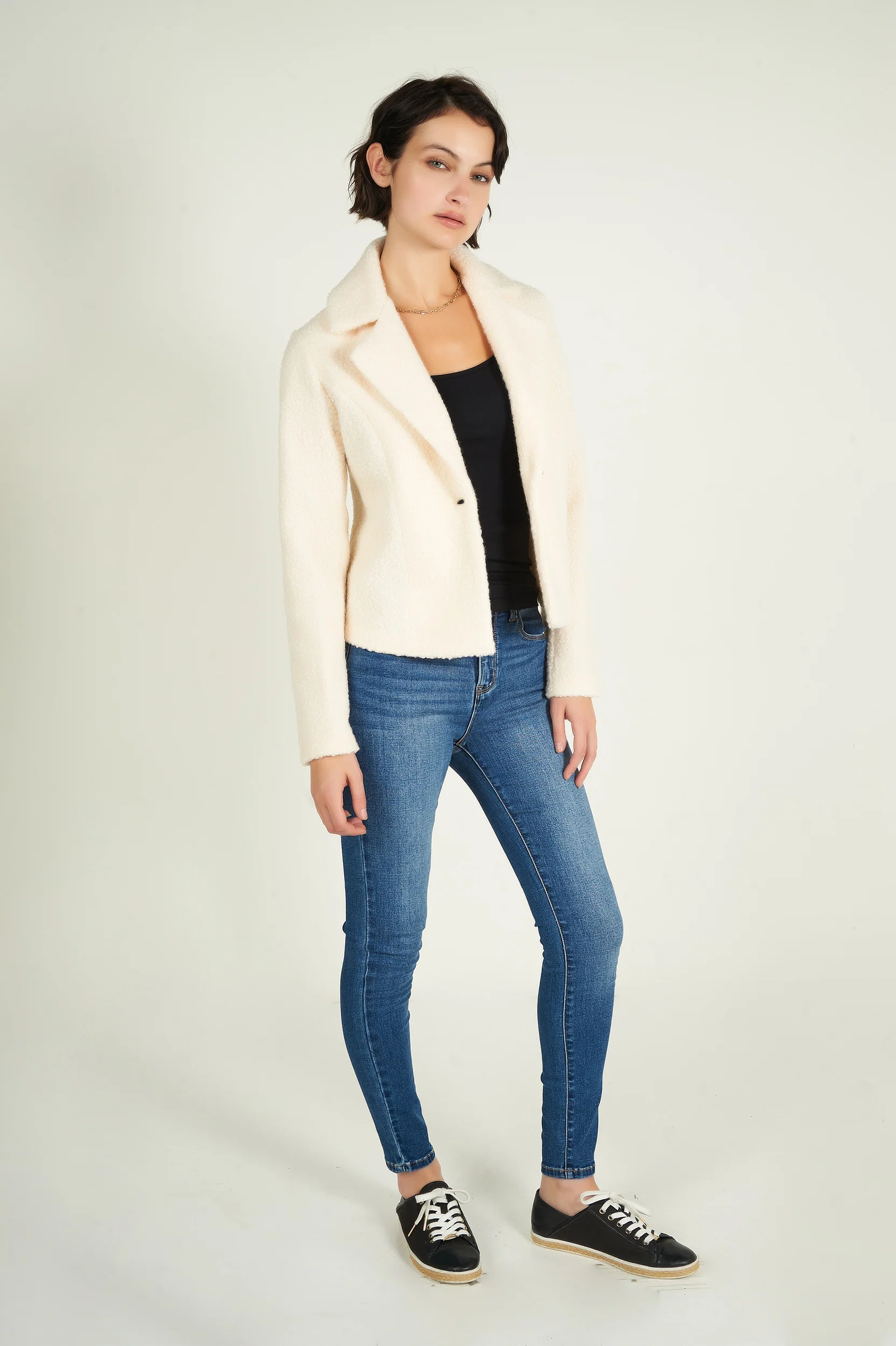 Veste sherpa en tissu bouclé - KOKO - (R-A11) - Image 12