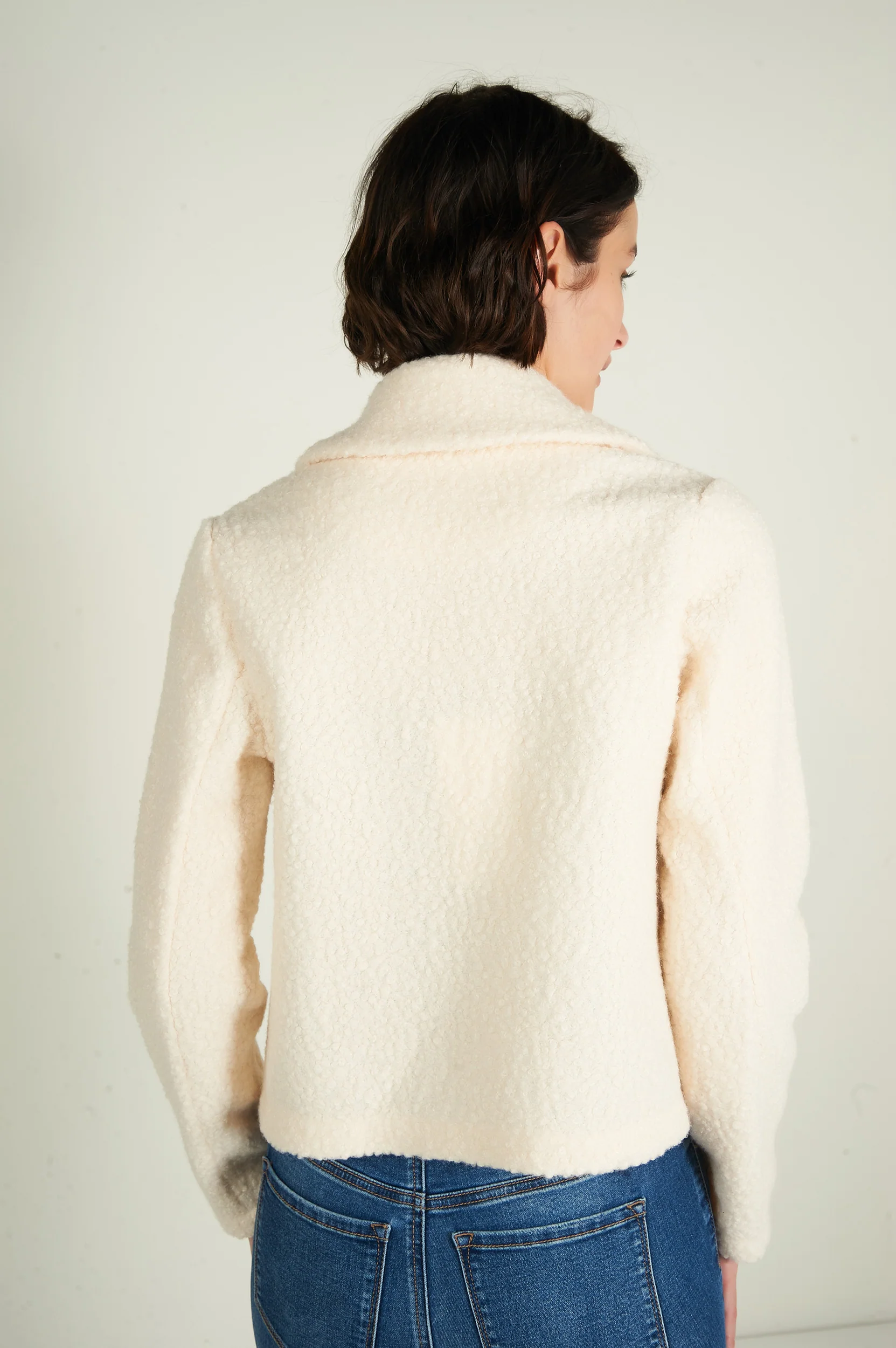 Veste sherpa en tissu bouclé - KOKO - (R-A11) - Image 13