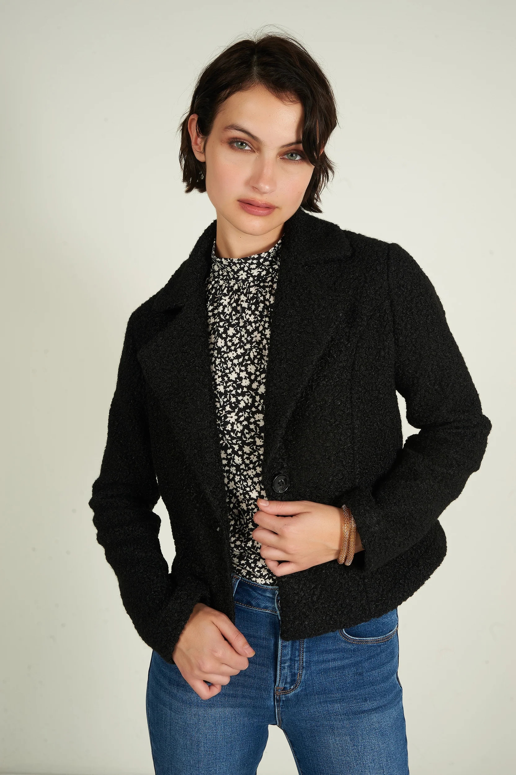 Veste sherpa en tissu bouclé - KOKO - (R-A11) - Image 16