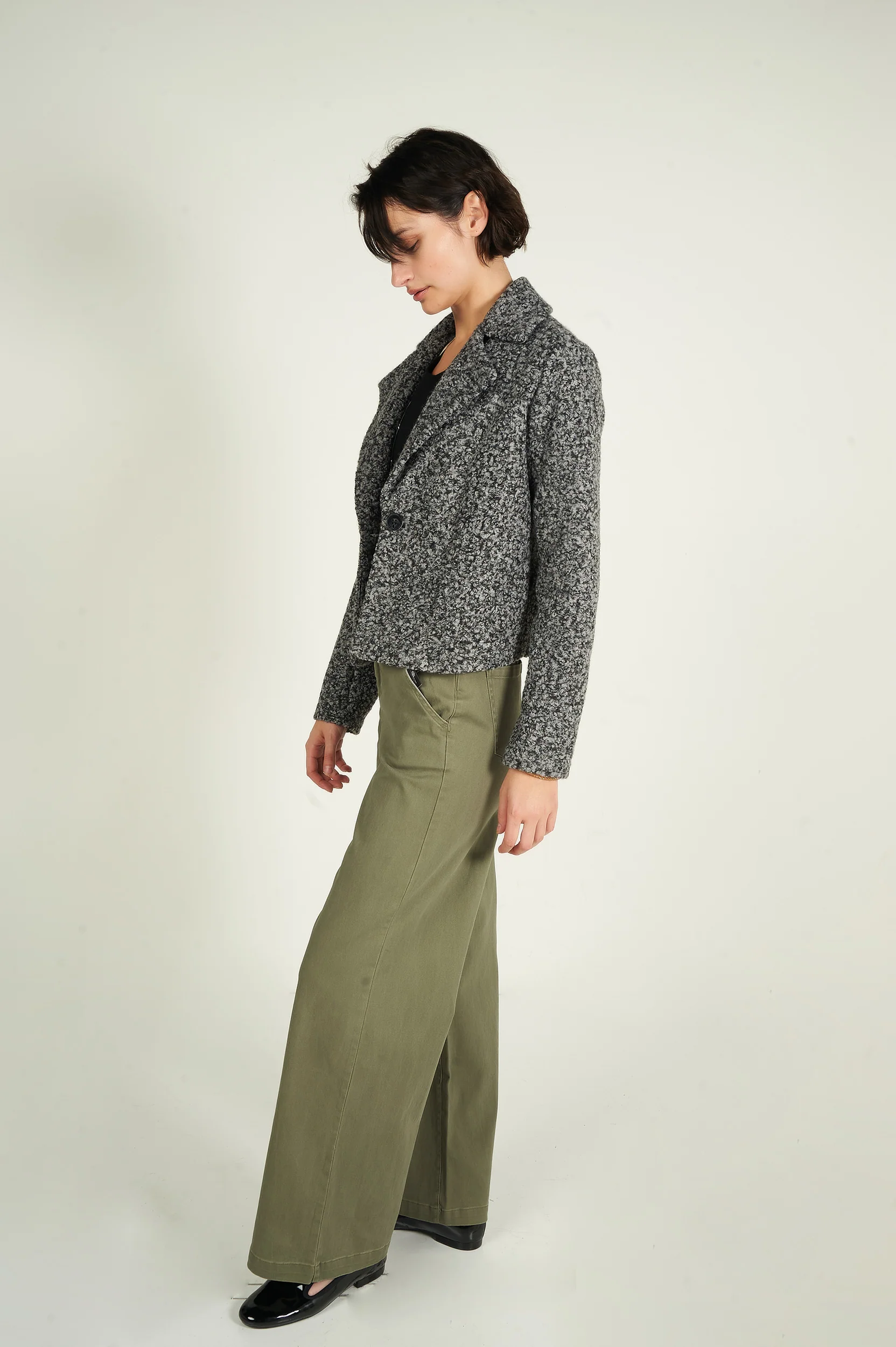 Veste sherpa en tissu bouclé - KOKO - (R-A11) - Image 7