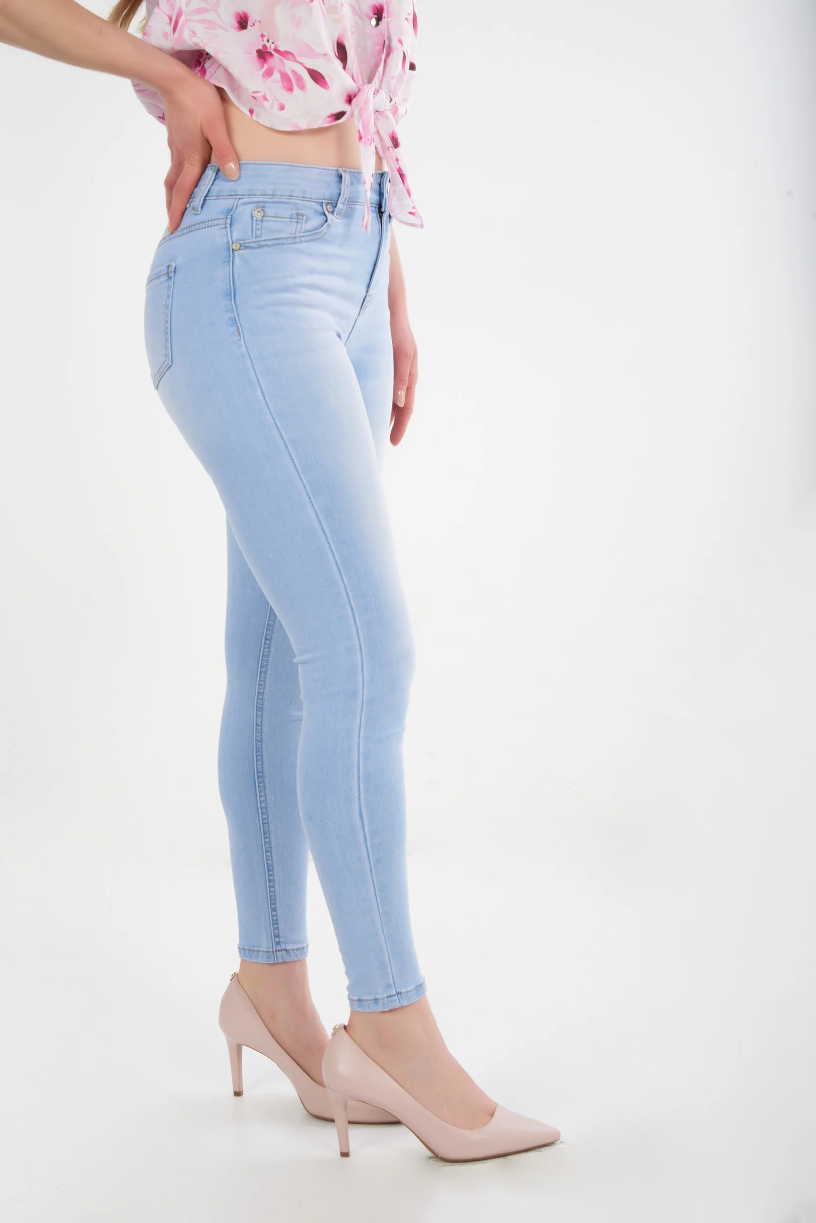Jean ajusté en denim extensible - EP3105Z1 - (E-C17) - Image 2
