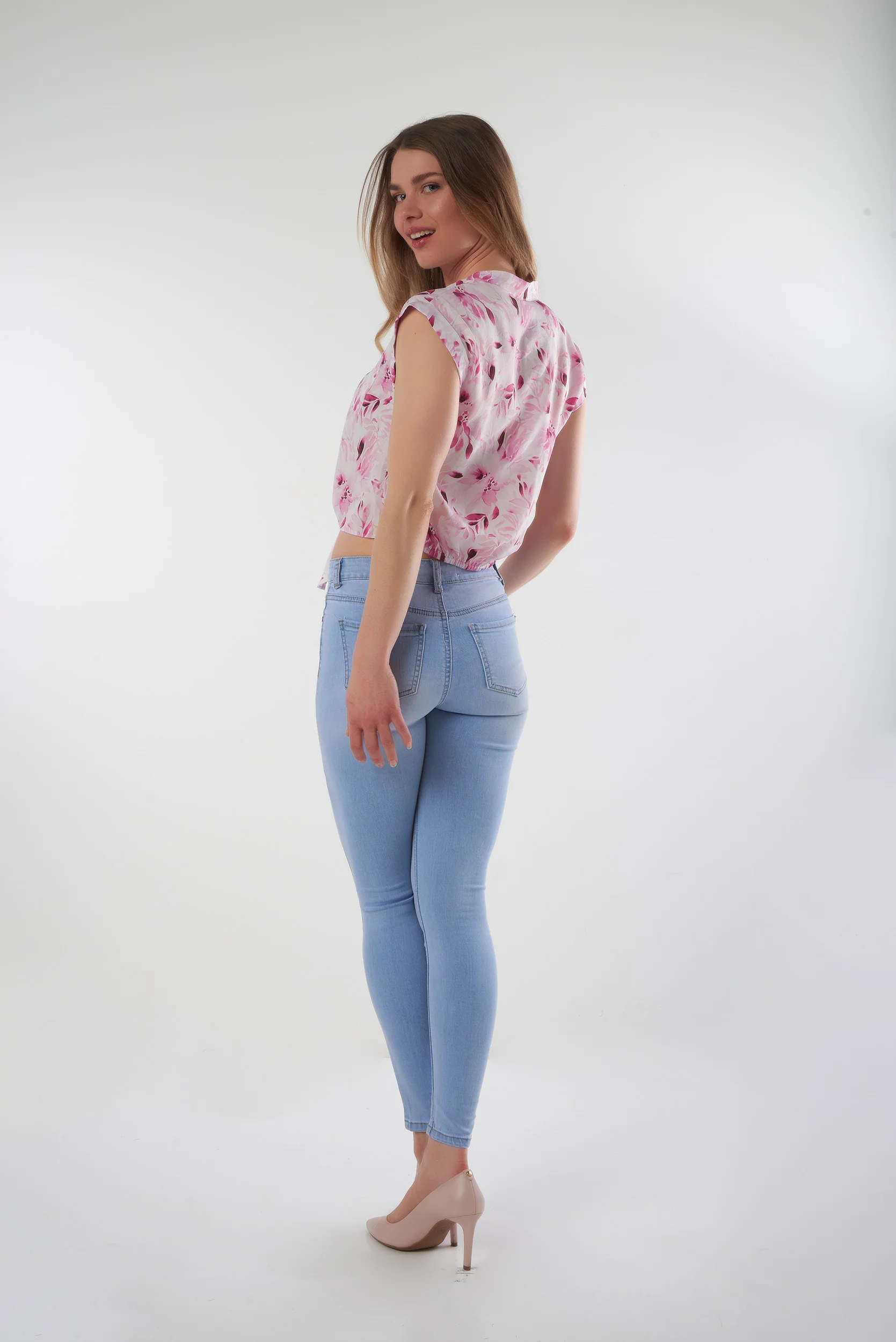 Jean ajusté en denim extensible - EP3105Z1 - (E-C17) - Image 5