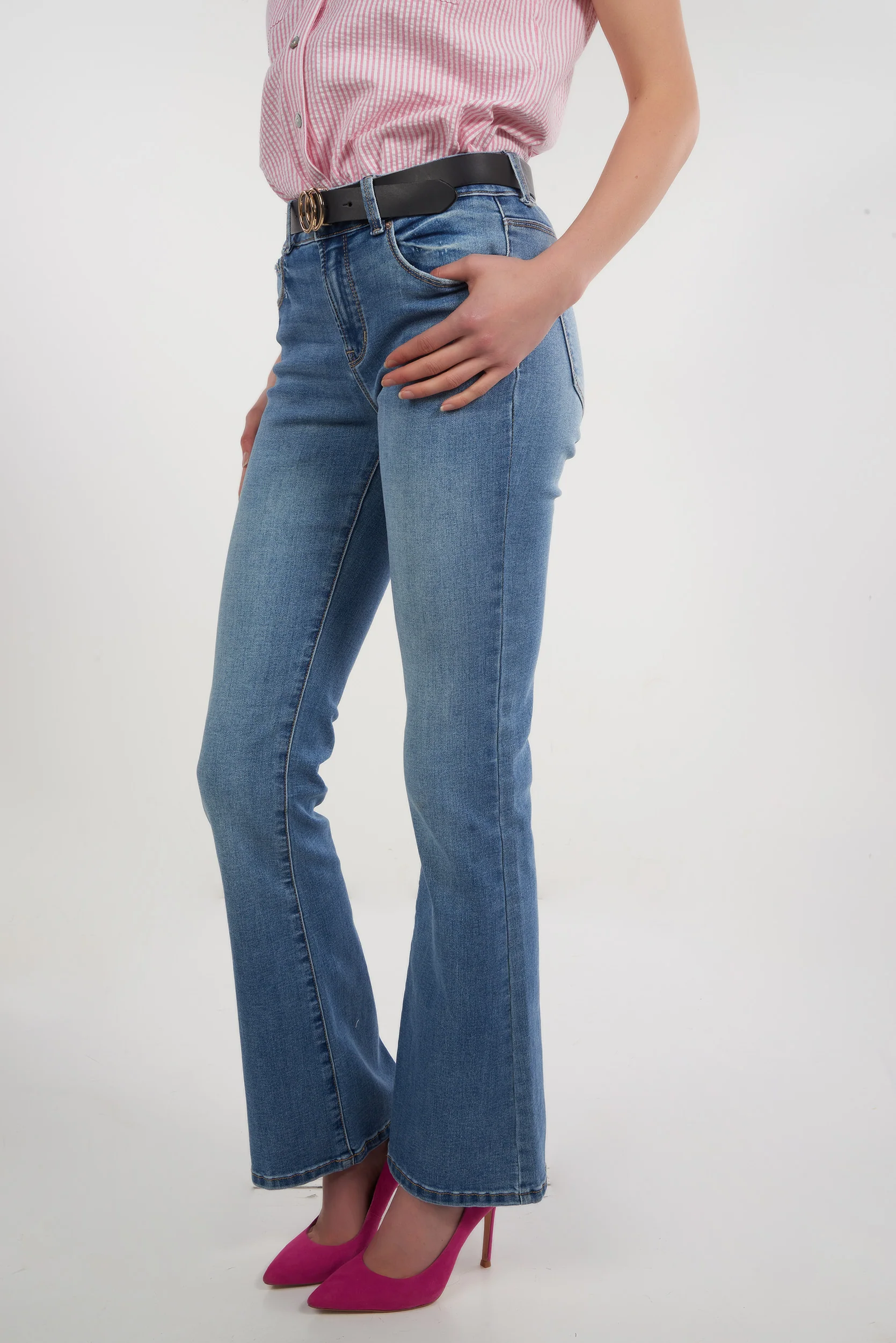 Jean à jambe évasée - EP3577 - (E-C18) - Image 16