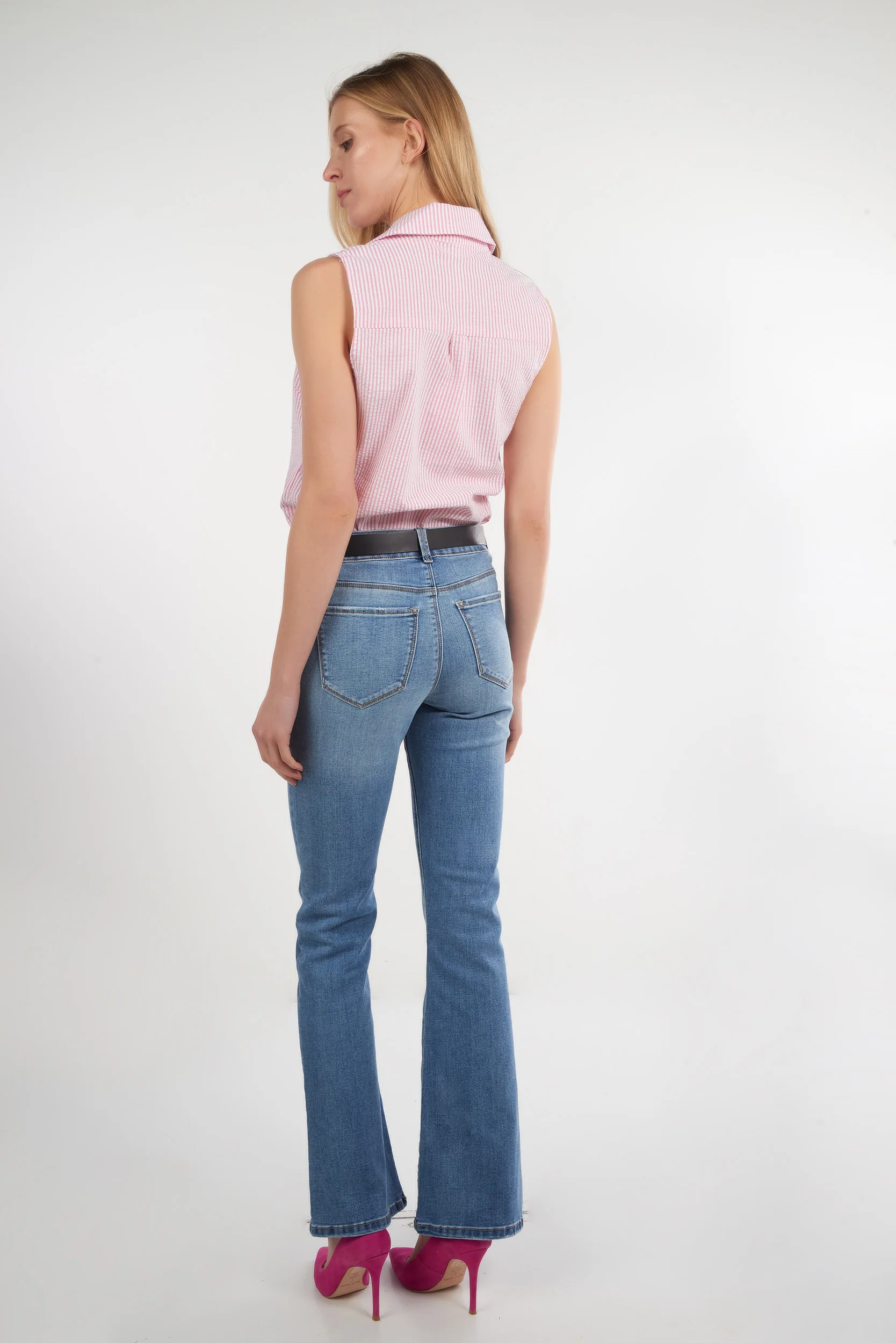 Jean à jambe évasée - EP3577 - (E-C18) - Image 18