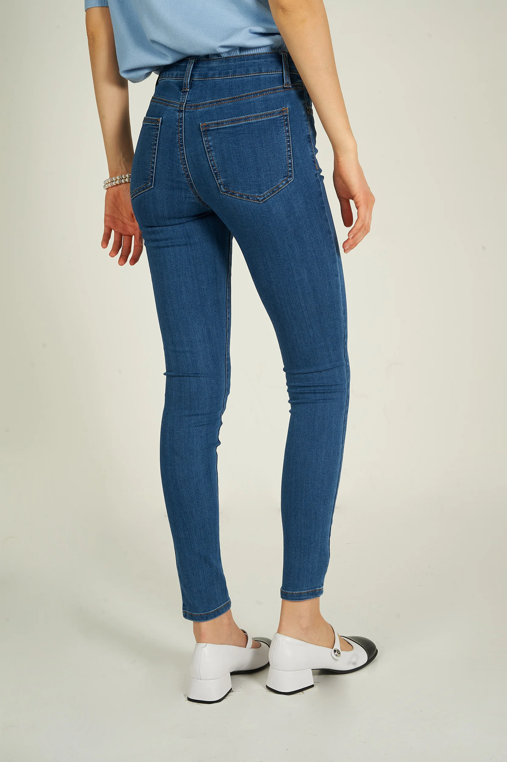 Jean à jambe étroite - CJ21038H18B - (E-C16) - Image 13