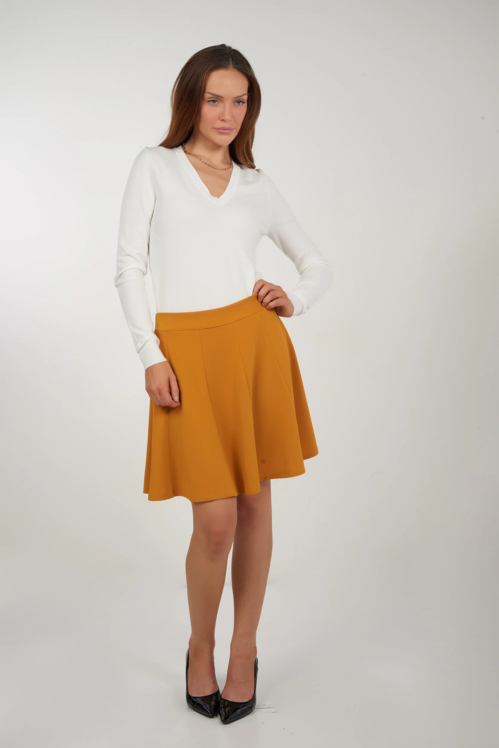 Jupe courte plissée - DEJA-SC - (R-A17) - Image 10