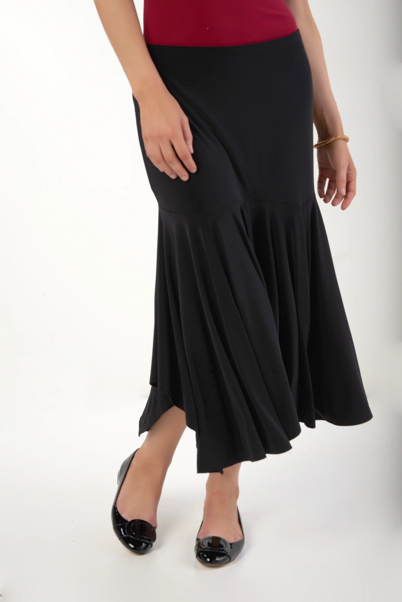 Jupe midi asymétrique - ATARA - (R-A17) - Image 4
