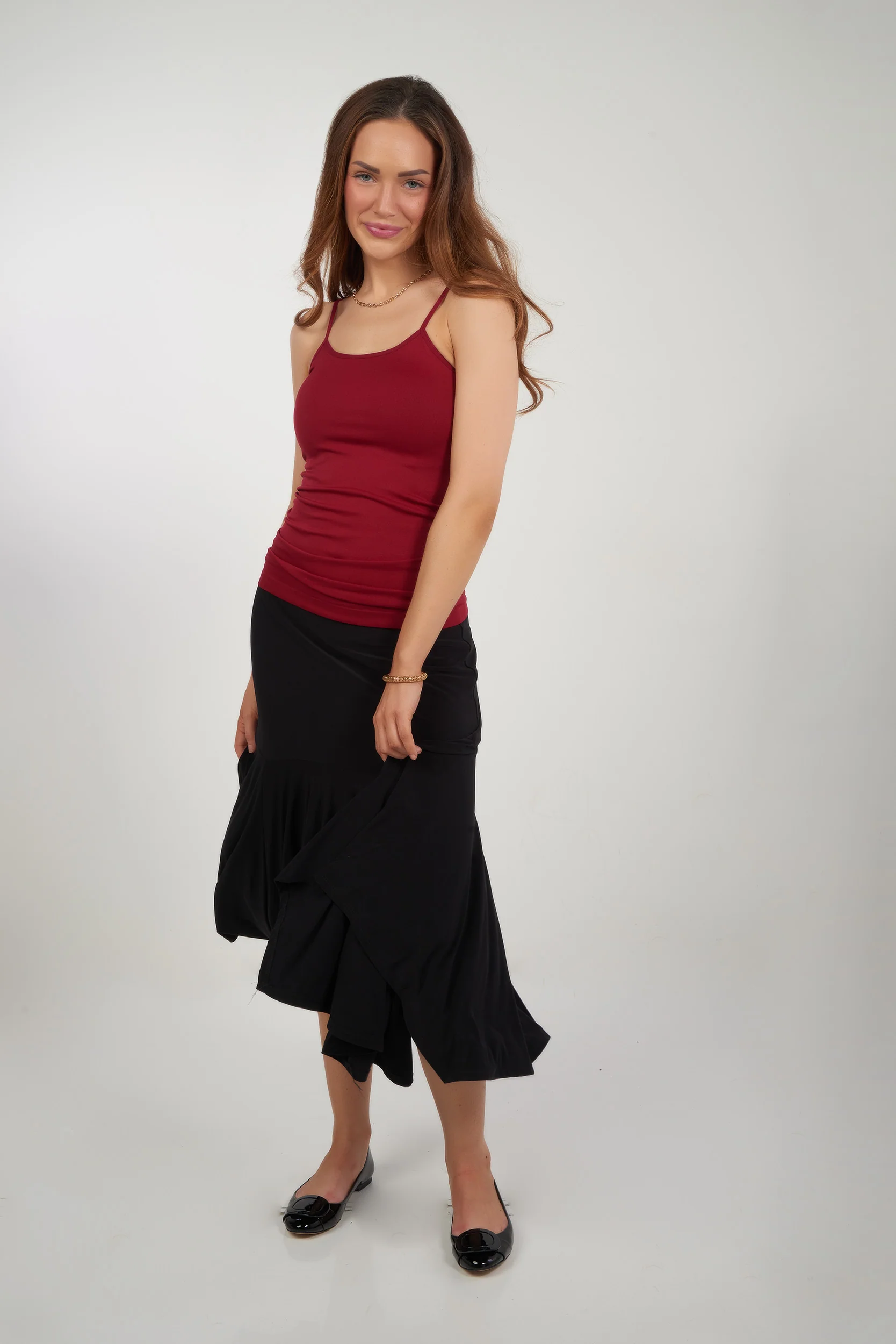 Jupe midi asymétrique - ATARA - (R-A17) - Image 5