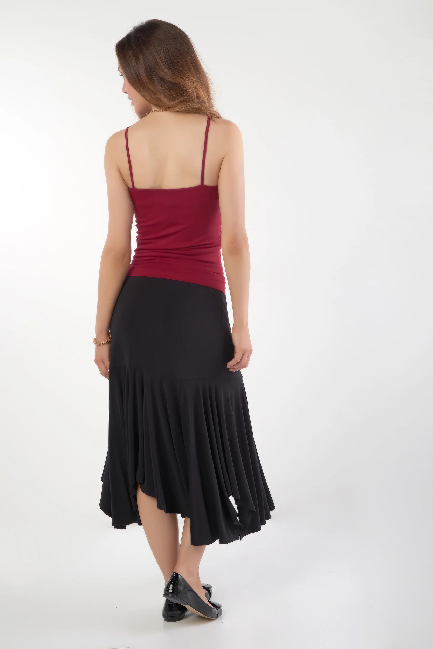 Jupe midi asymétrique - ATARA - (R-A17) - Image 6