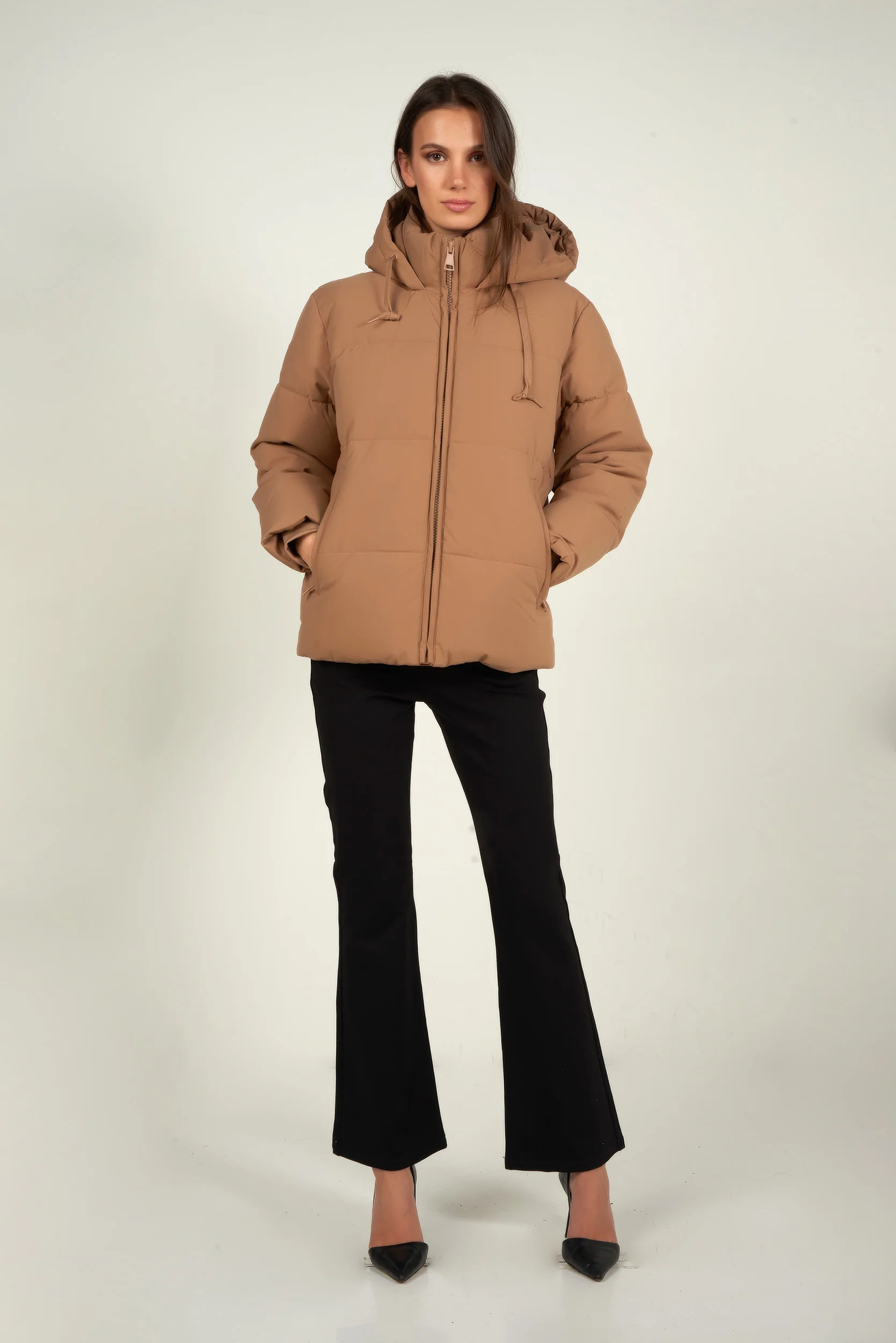 Manteau court à capuche - MAINA - (E-C3) - Image 13