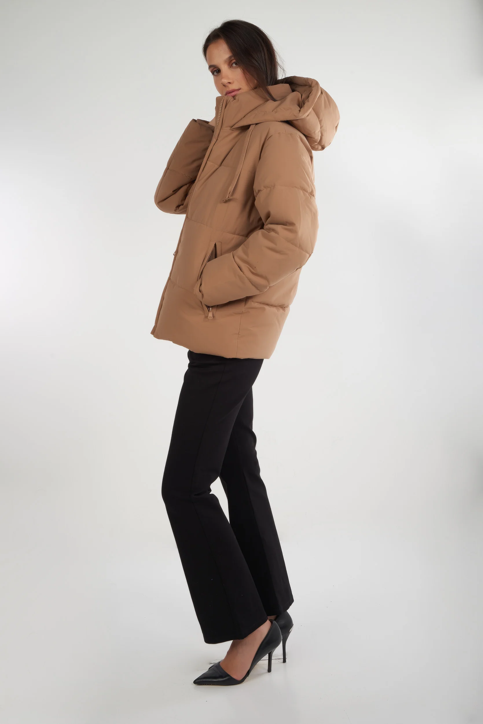 Manteau court à capuche - MAINA - (E-C3) - Image 15