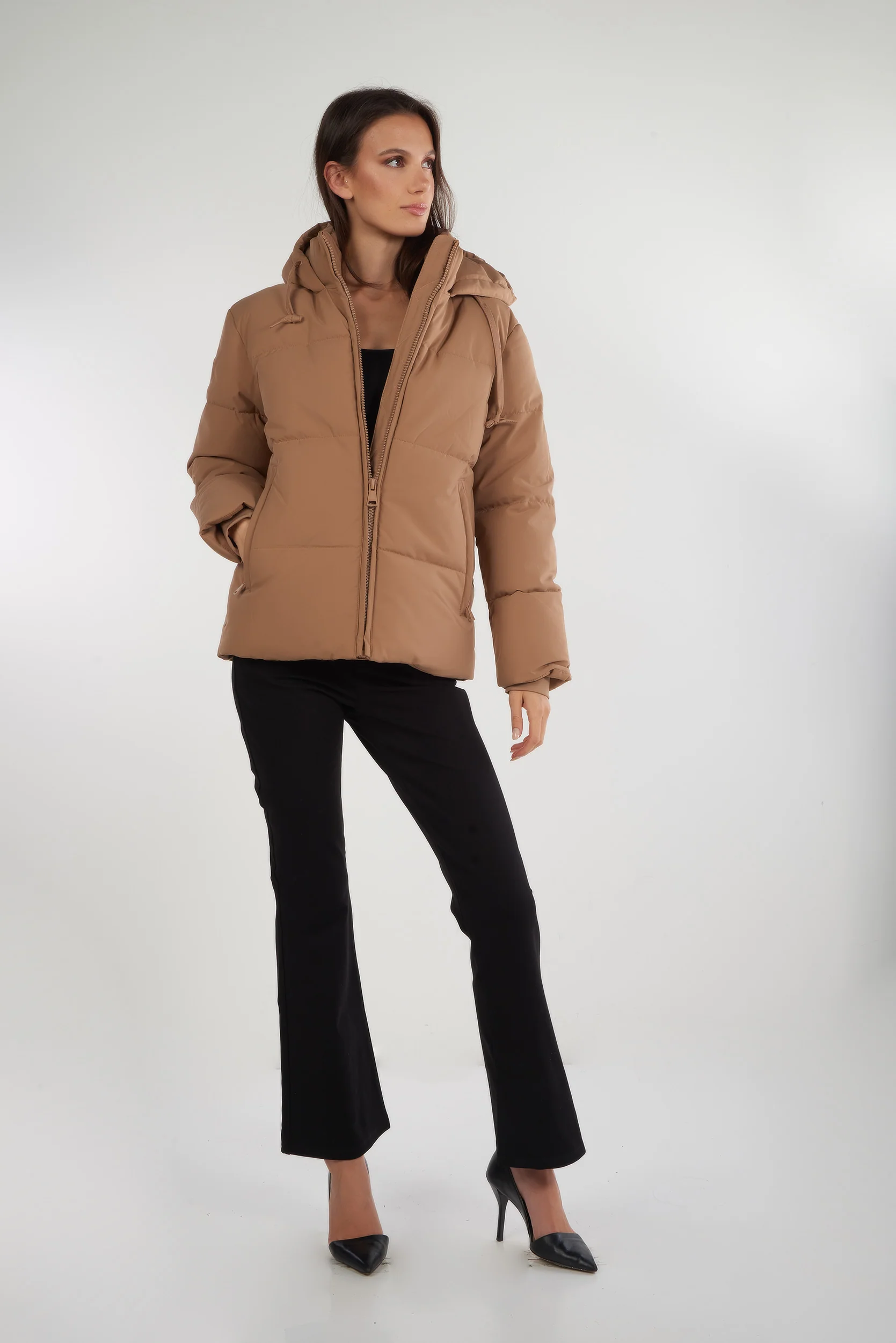Manteau court à capuche - MAINA - (E-C3) - Image 16