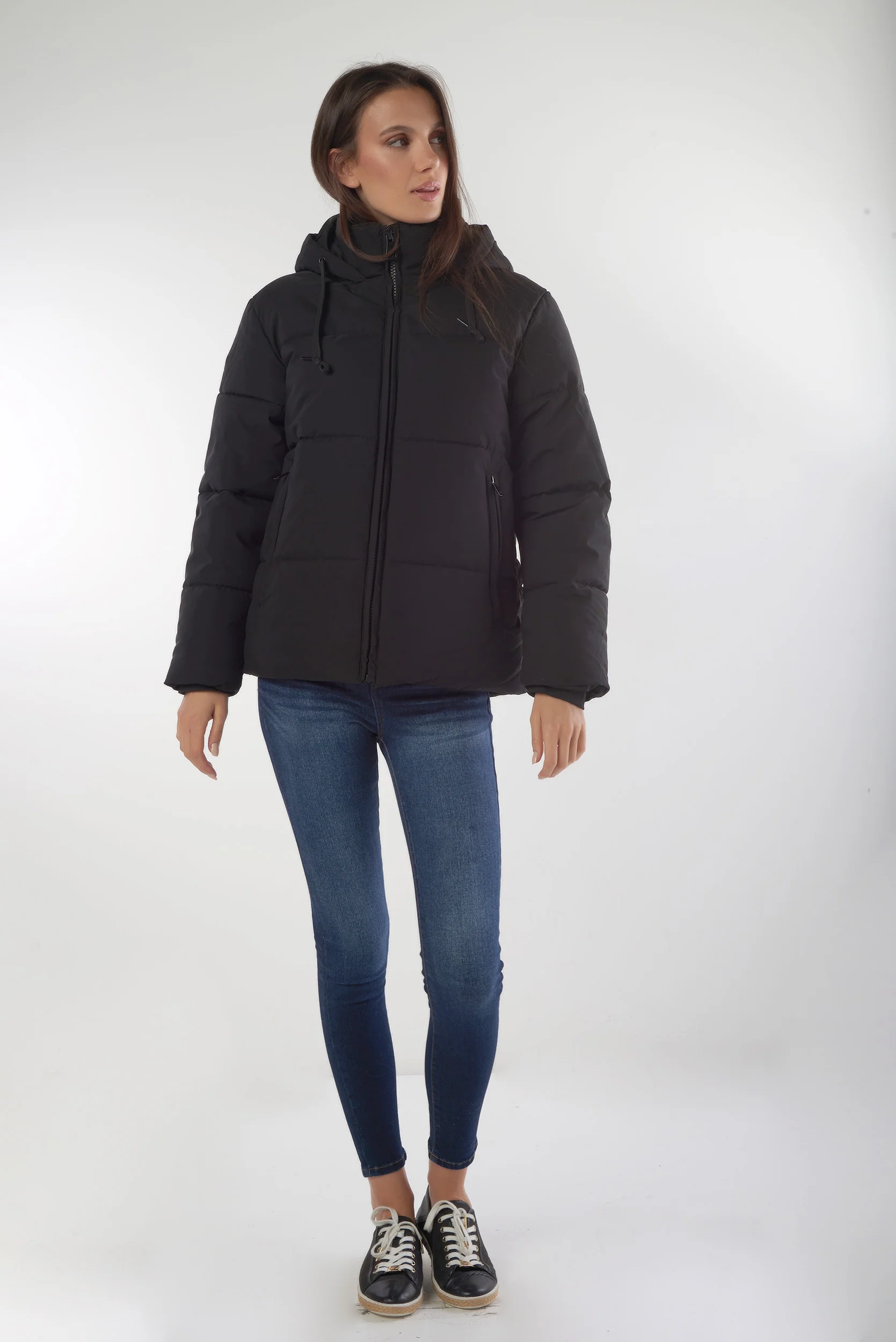 Manteau court à capuche - MAINA - (E-C3) - Image 5