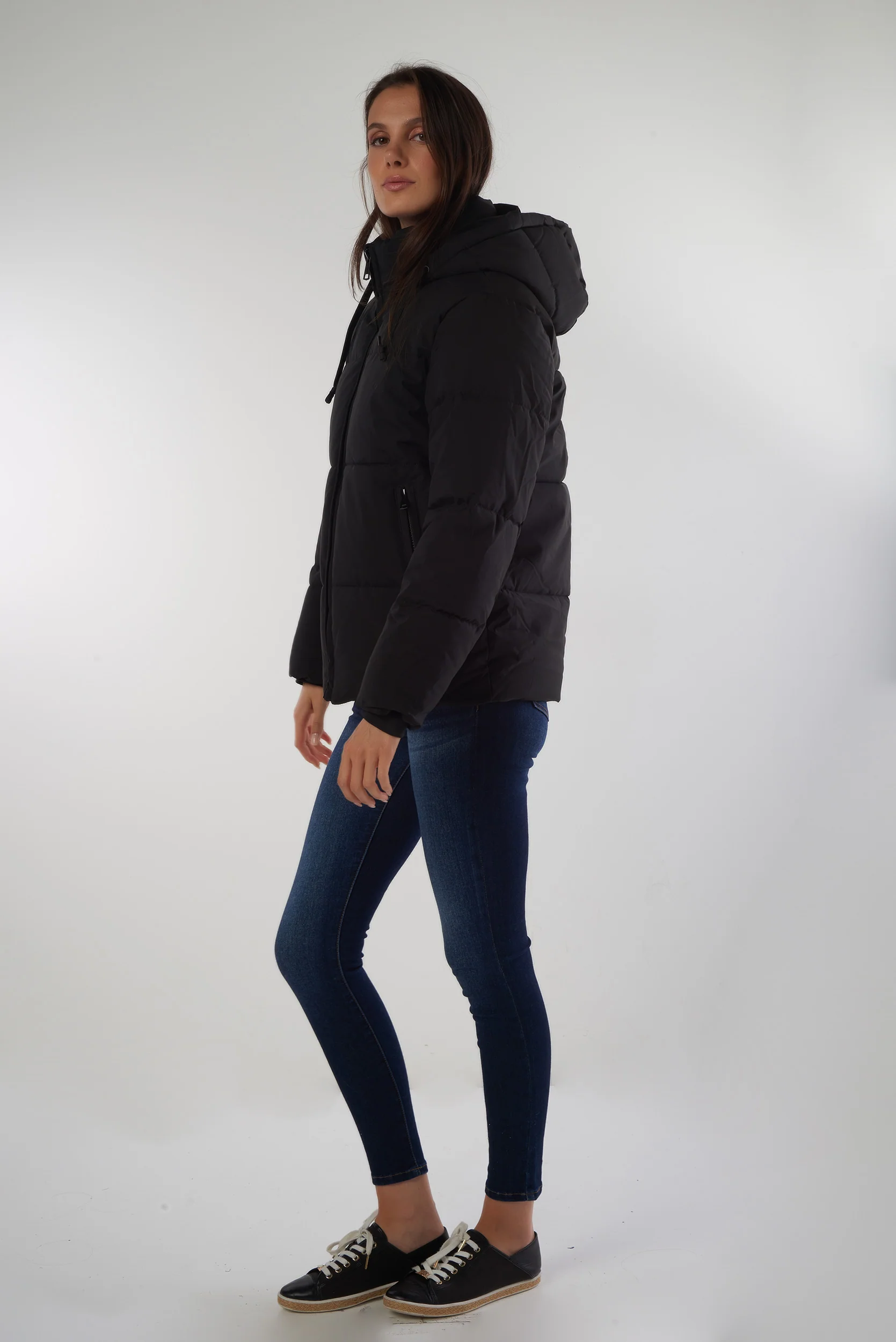 Manteau court à capuche - MAINA - (E-C3) - Image 7