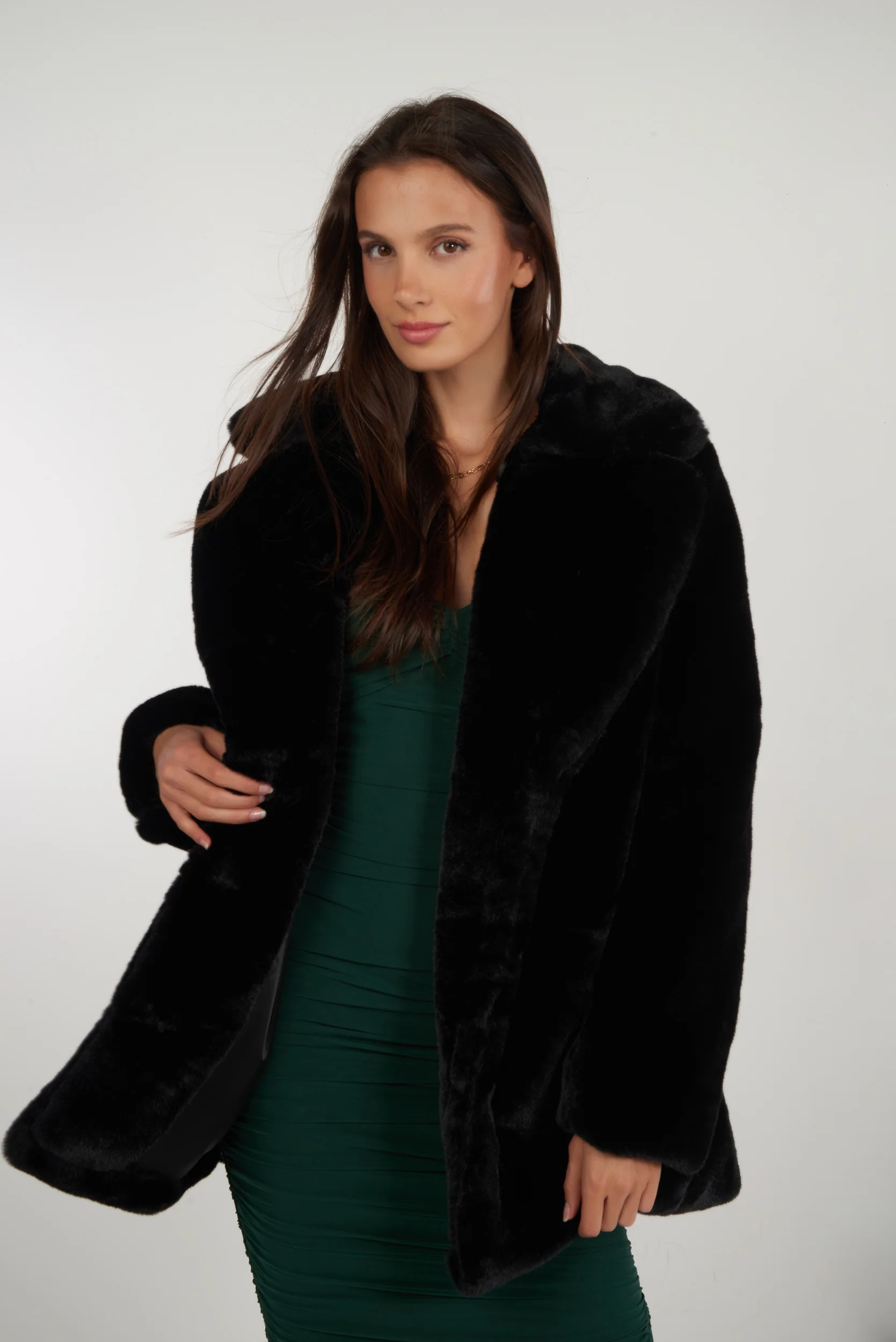 Manteau long en fourrure - ALEX - (E-C4) - Image 12