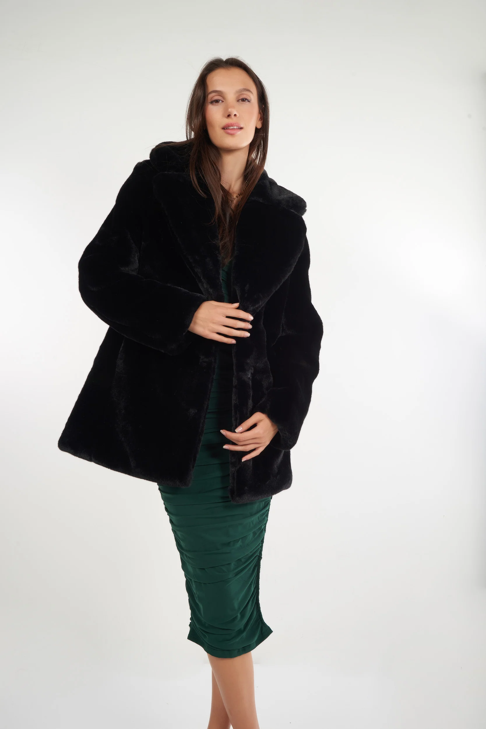 Manteau long en fourrure - ALEX - (E-C4) - Image 13