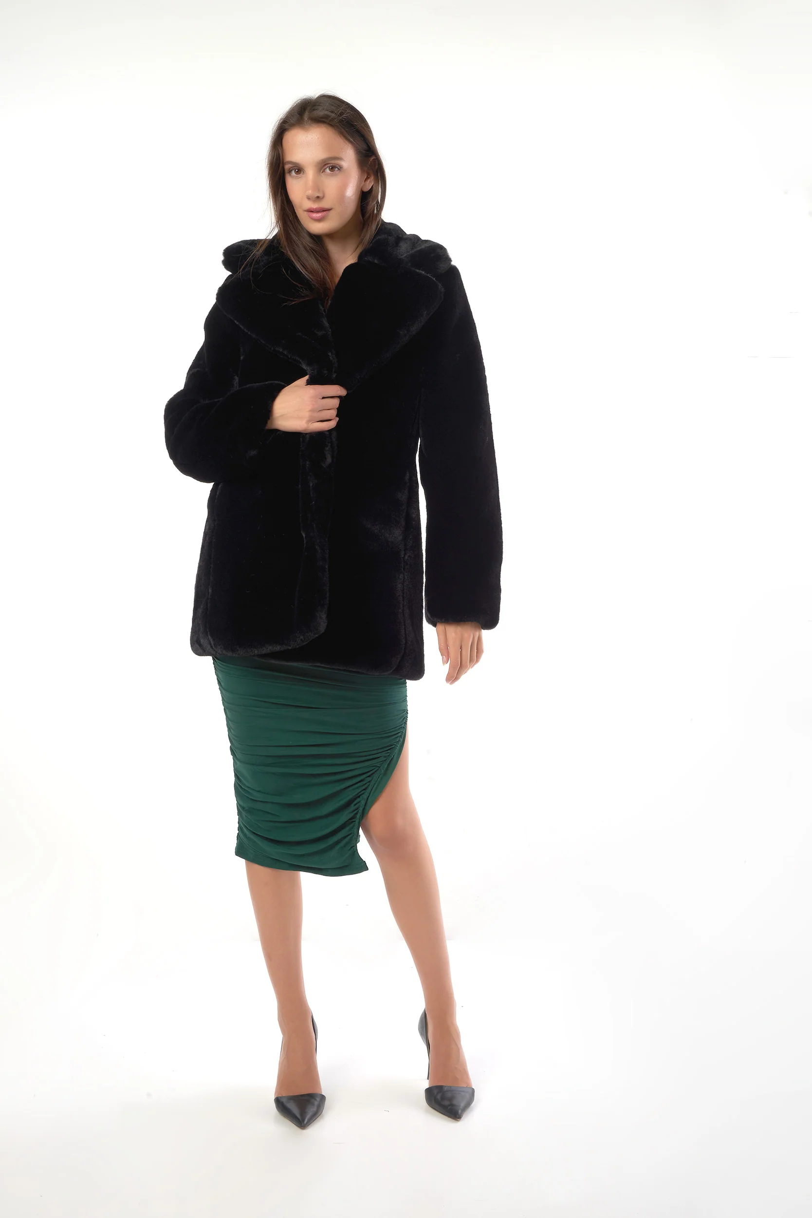 Manteau long en fourrure - ALEX - (E-C4) - Image 15